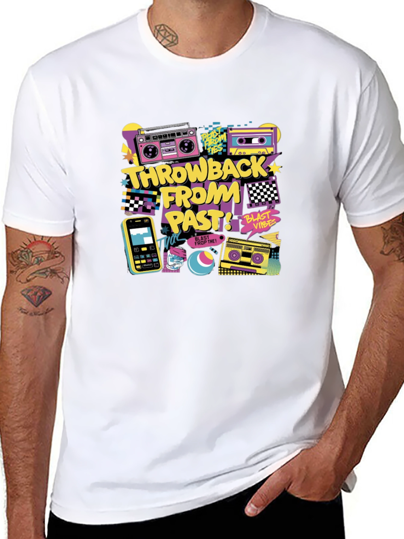Retro 80s Throwback Graphic T-Shirt