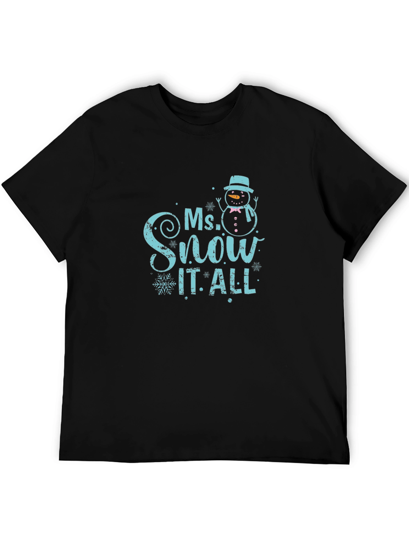 Ms. Snow It All T-Shirt - Winter Holiday Fun