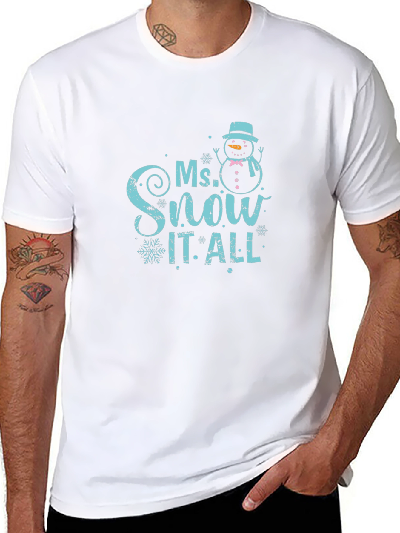 Ms. Snow It All T-Shirt - Winter Holiday Fun