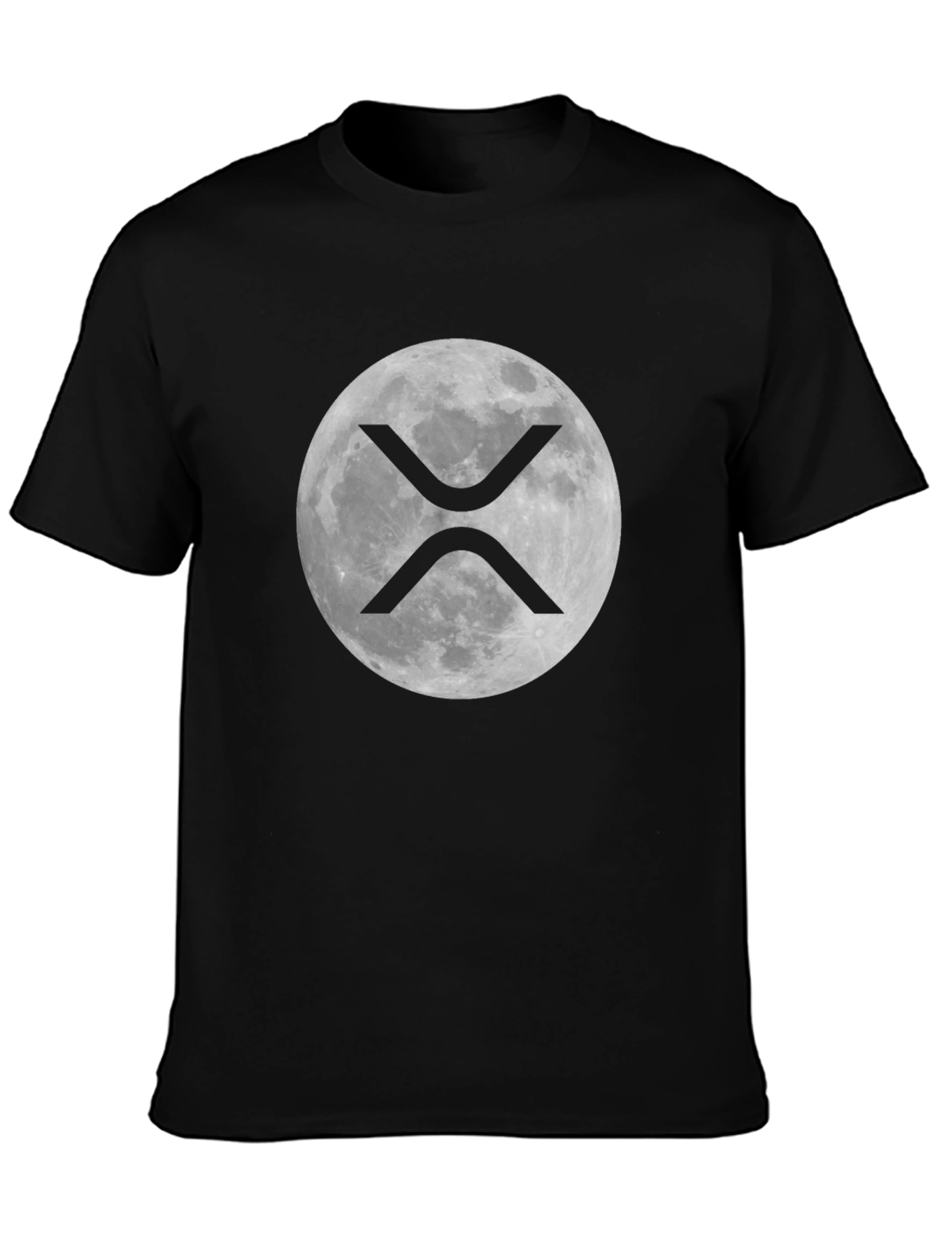 Ripple XRP Cryptocurrency Moon T-Shirt