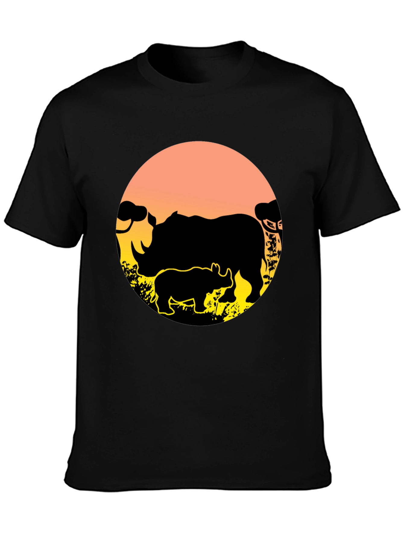 Rhino Silhouette T-Shirt