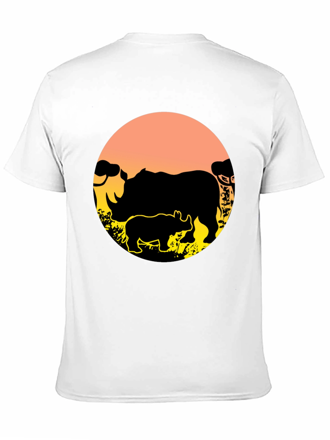 Rhino Silhouette T-Shirt