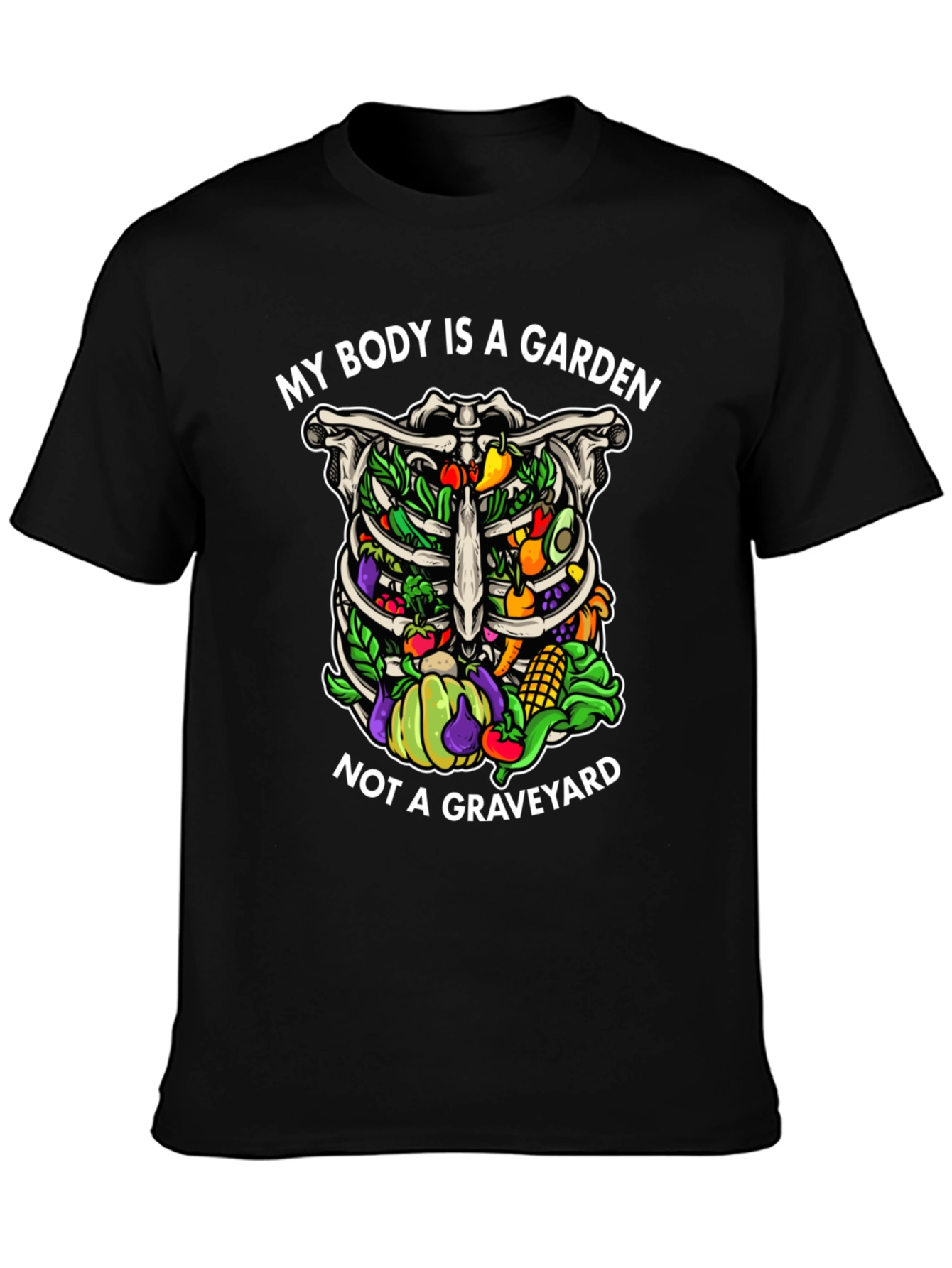 Vegan Rib Cage Garden T-Shirt
