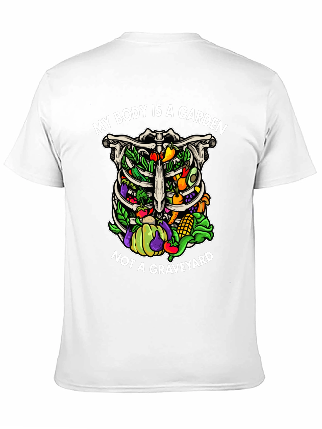 Vegan Rib Cage Garden T-Shirt