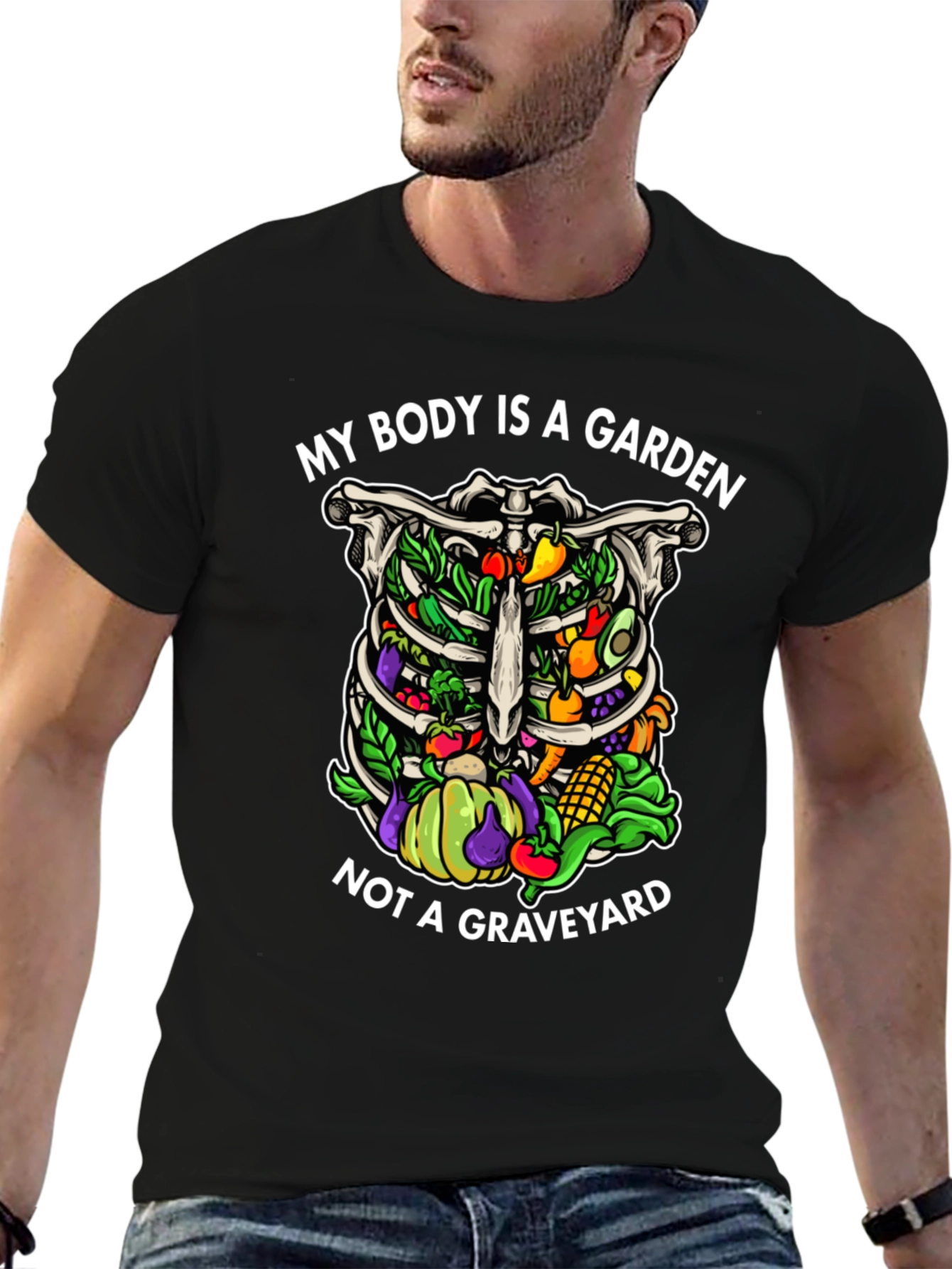Vegan Rib Cage Garden T-Shirt