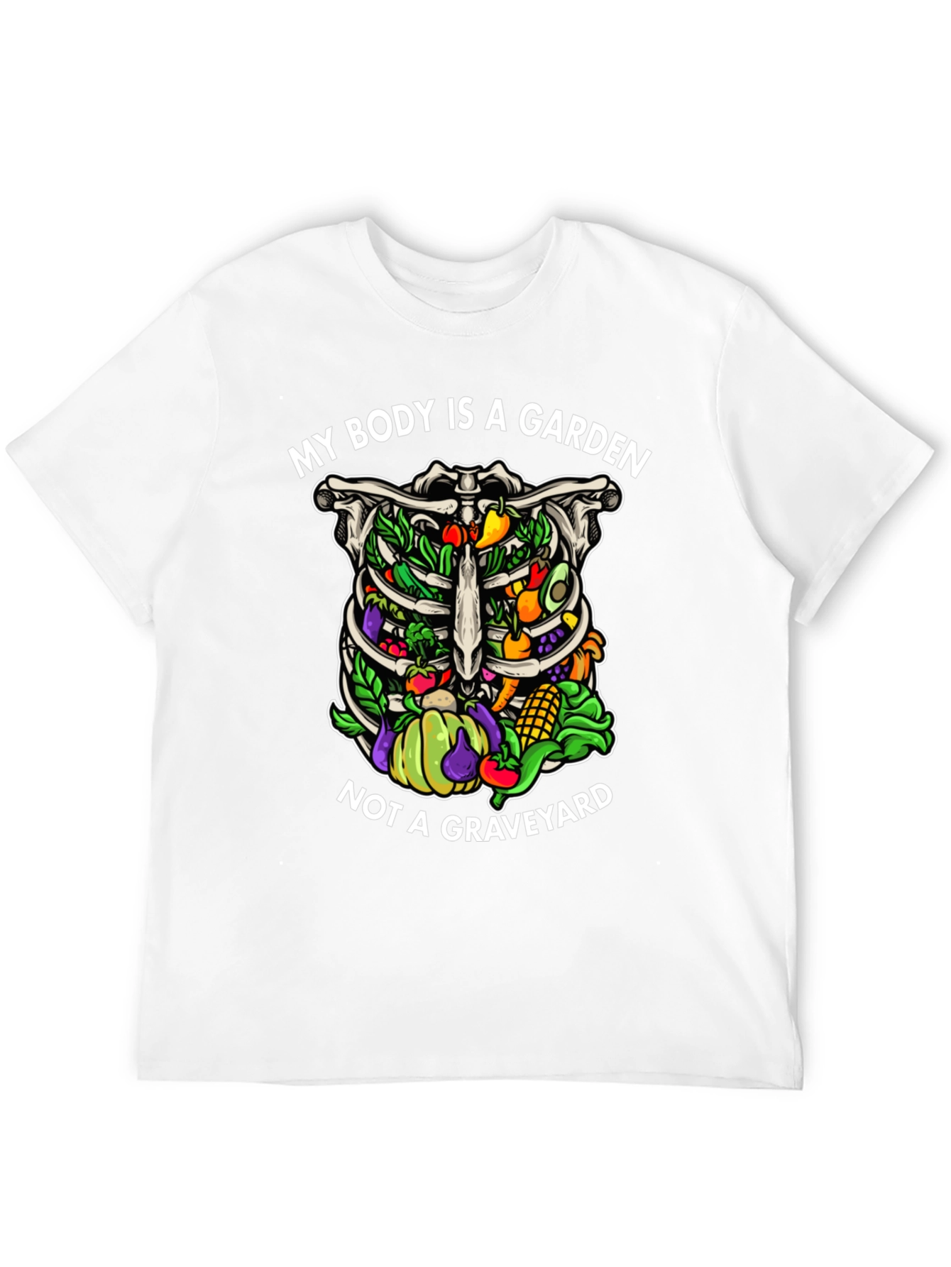 Vegan Rib Cage Garden T-Shirt