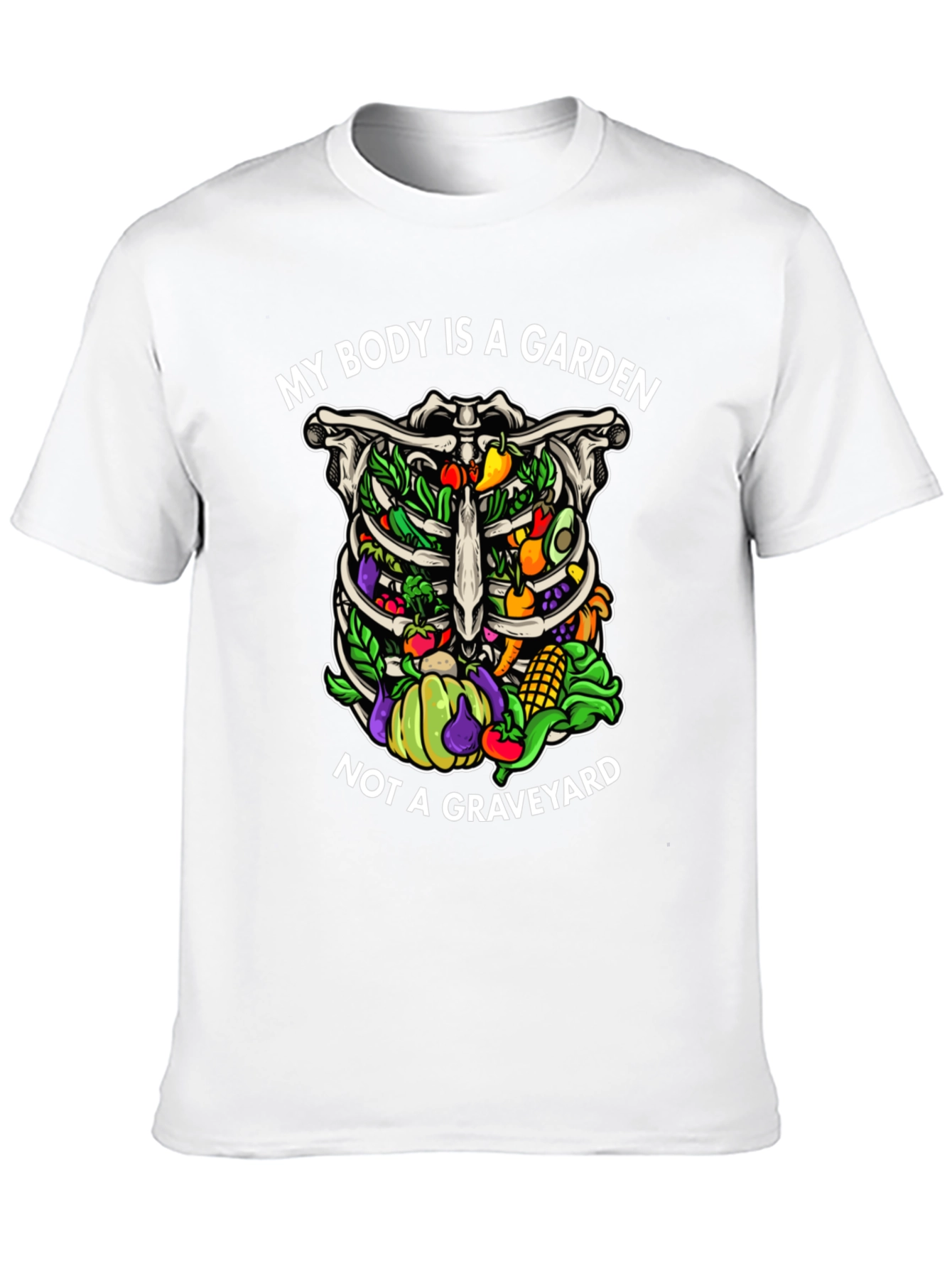 Vegan Rib Cage Garden T-Shirt