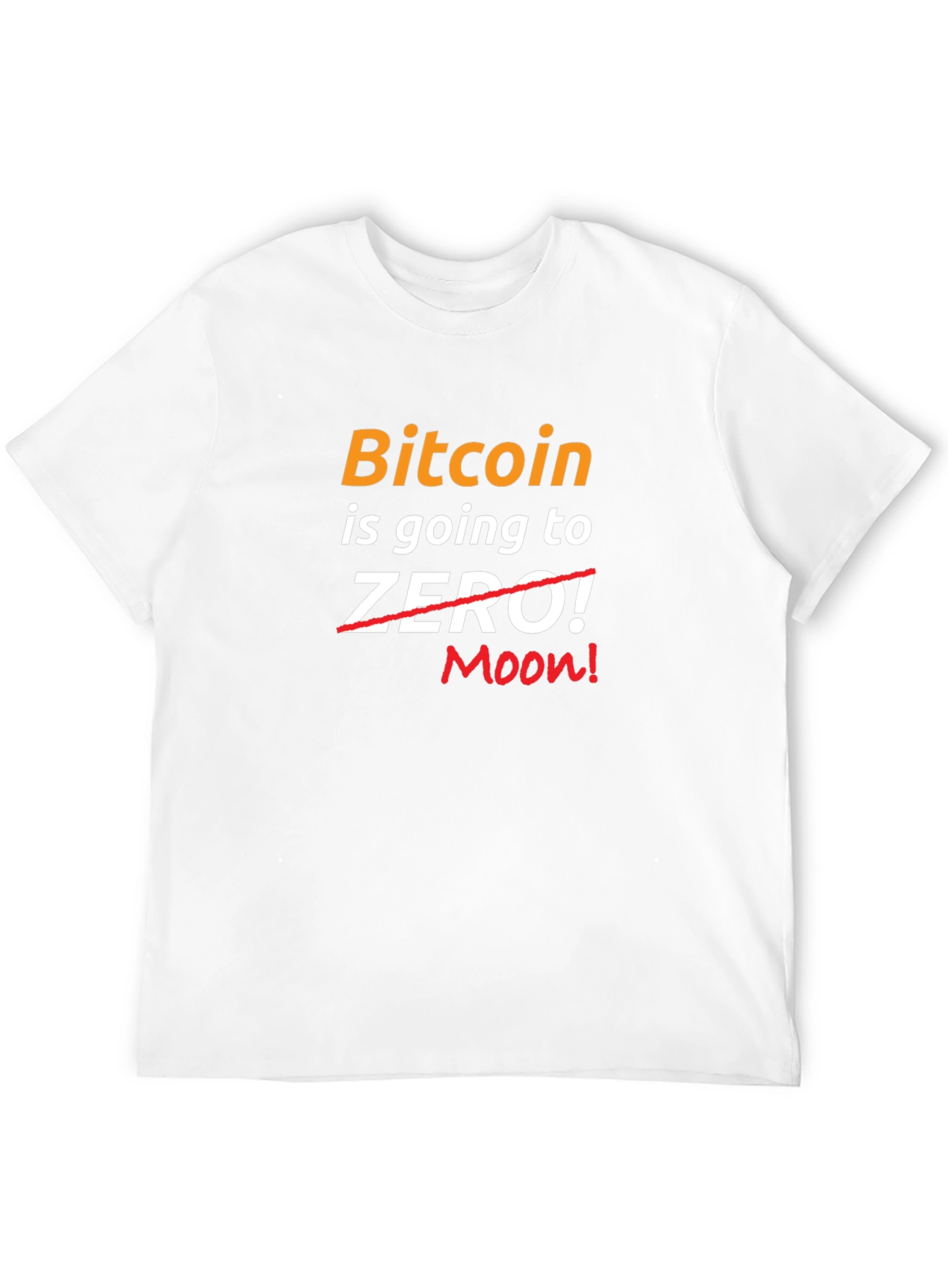 Bitcoin to the Moon Graphic T-Shirt
