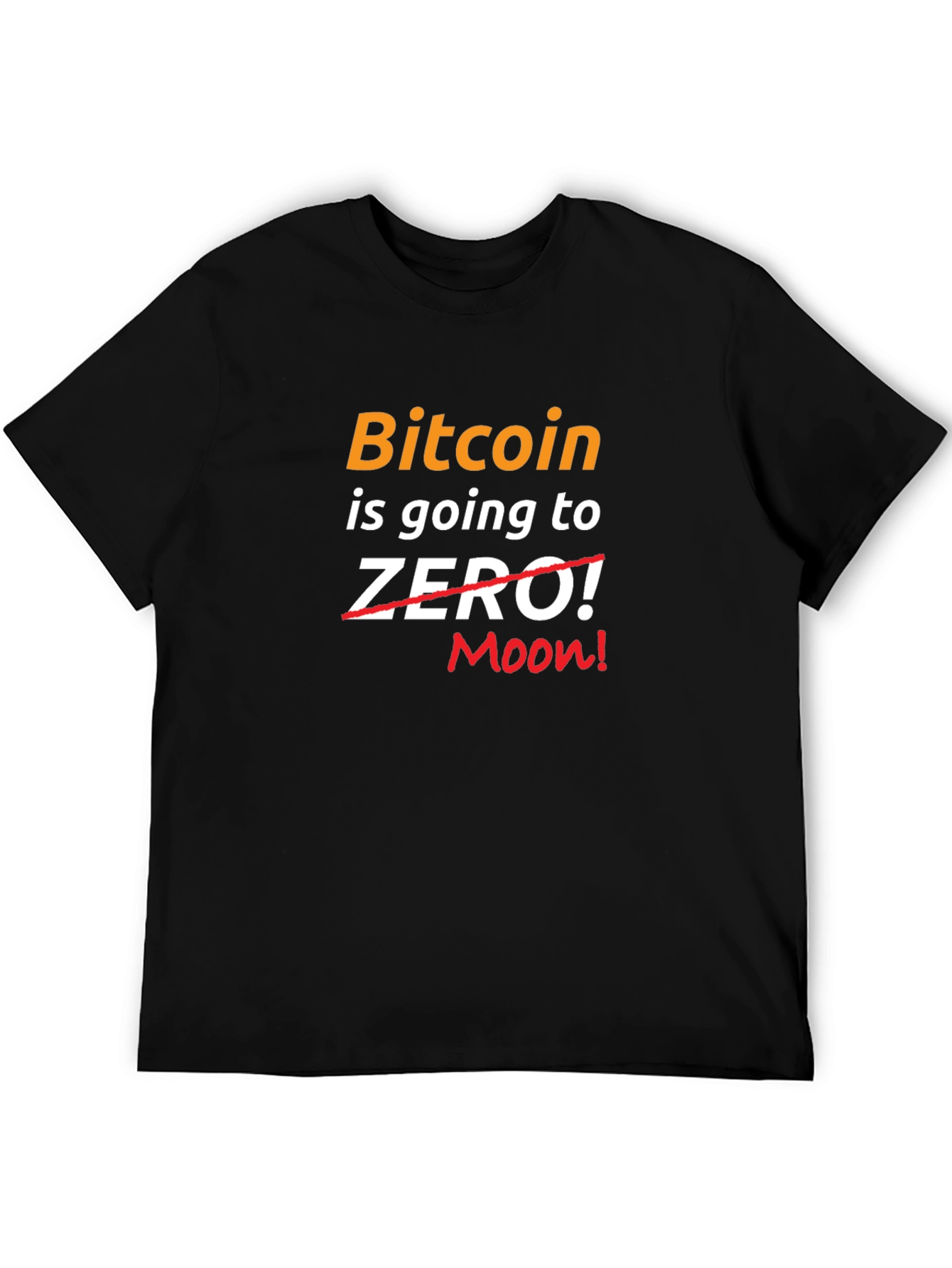 Bitcoin to the Moon Graphic T-Shirt