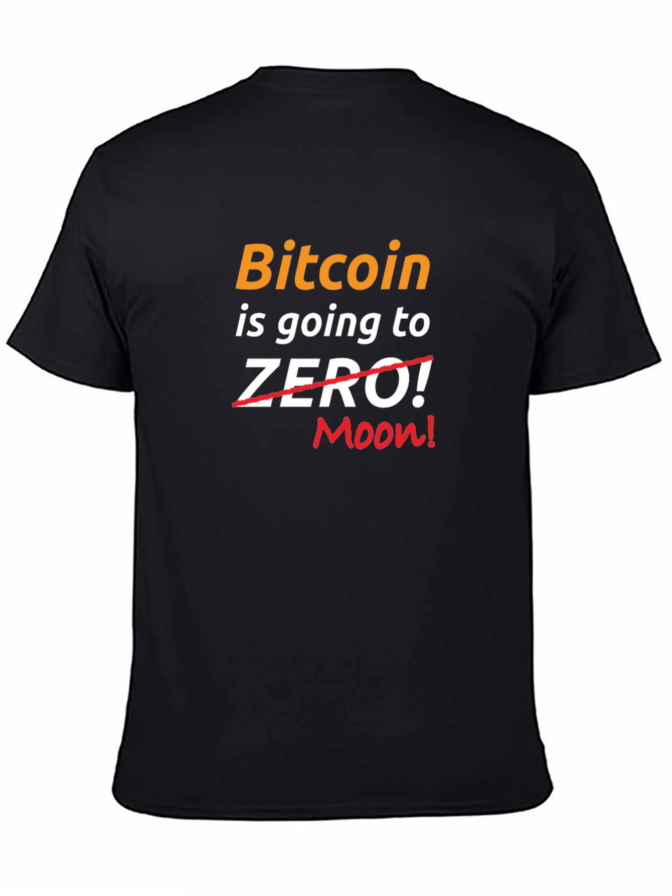 Bitcoin to the Moon Graphic T-Shirt