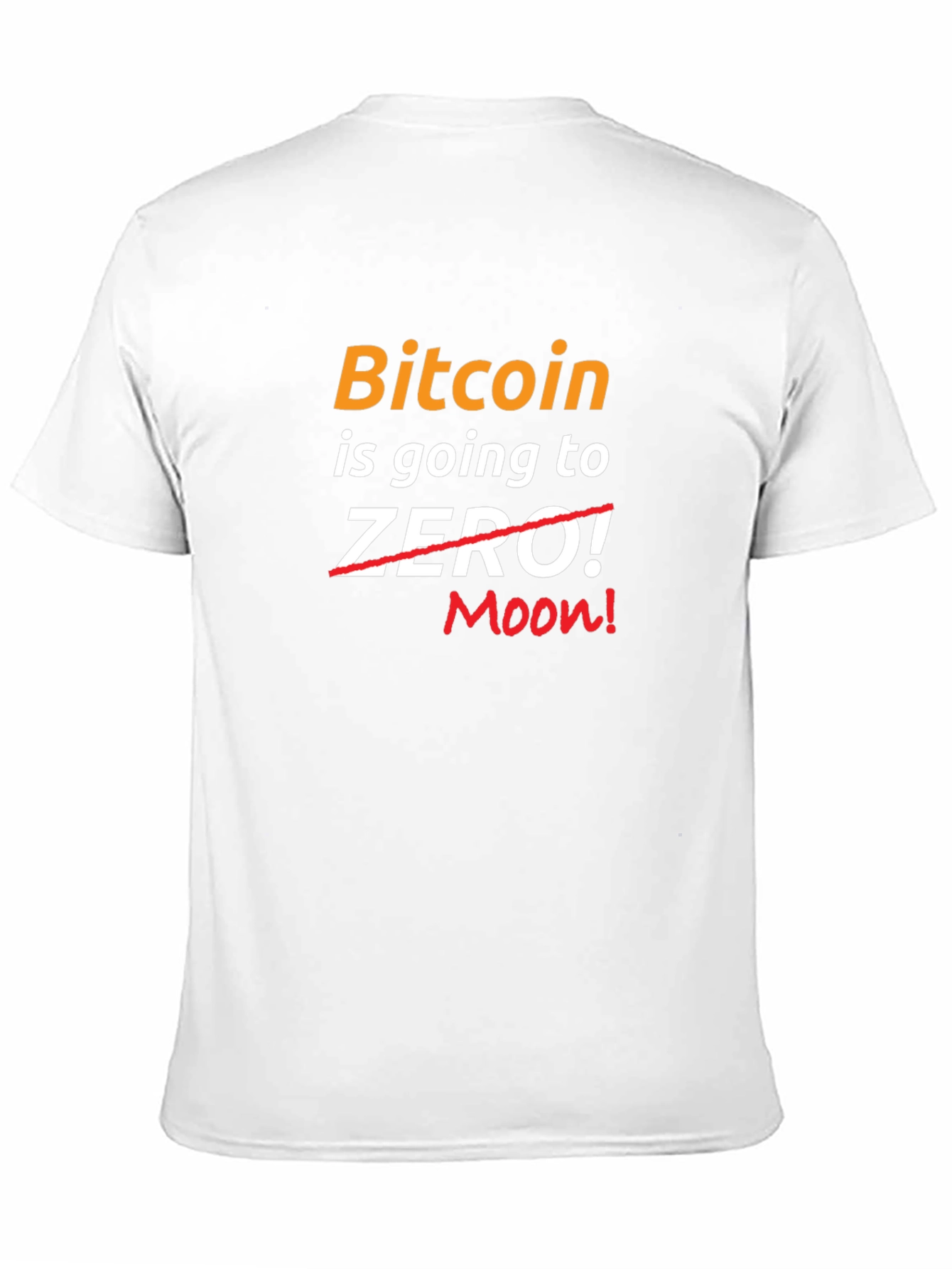 Bitcoin to the Moon Graphic T-Shirt