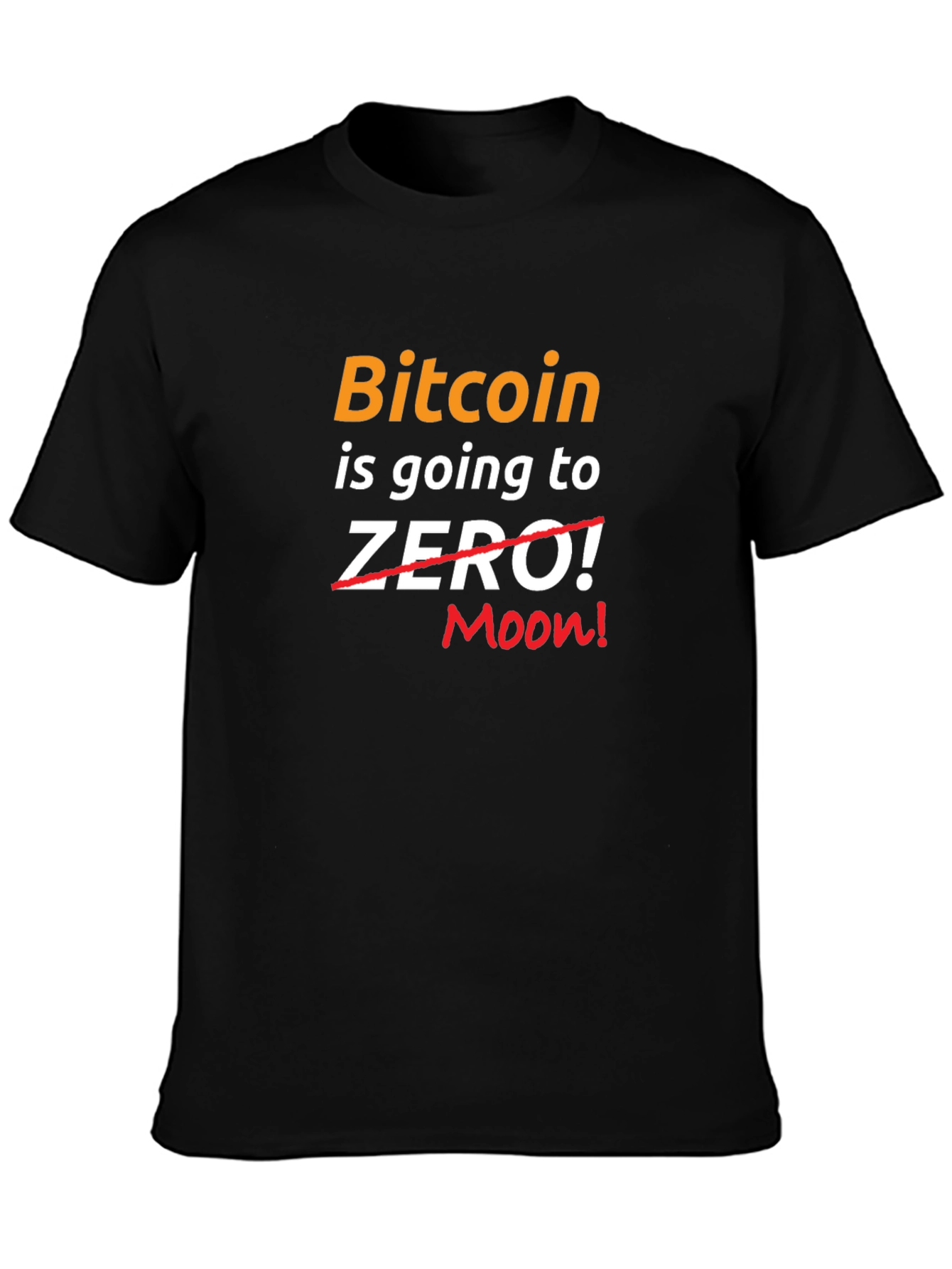 Bitcoin to the Moon Graphic T-Shirt