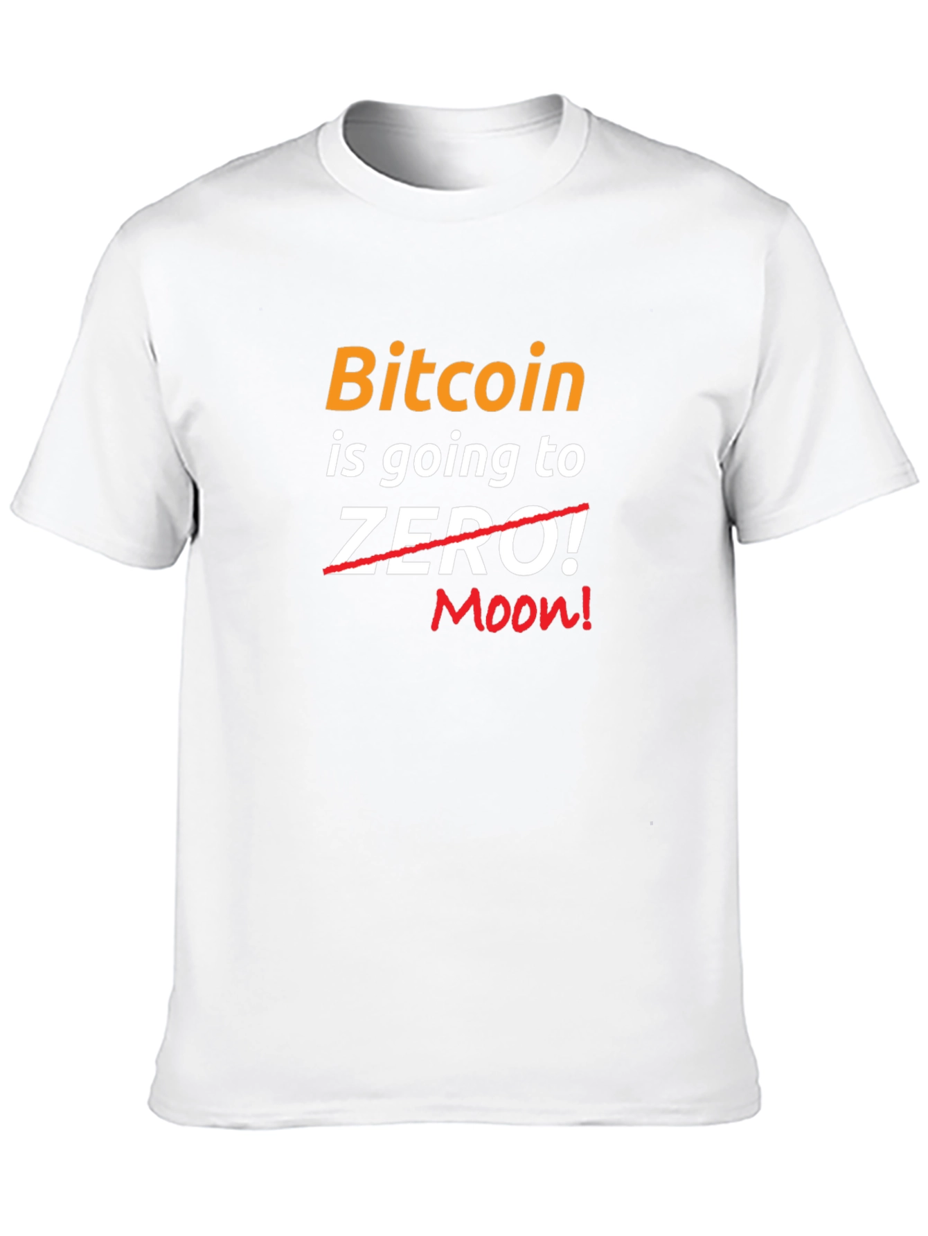 Bitcoin to the Moon Graphic T-Shirt