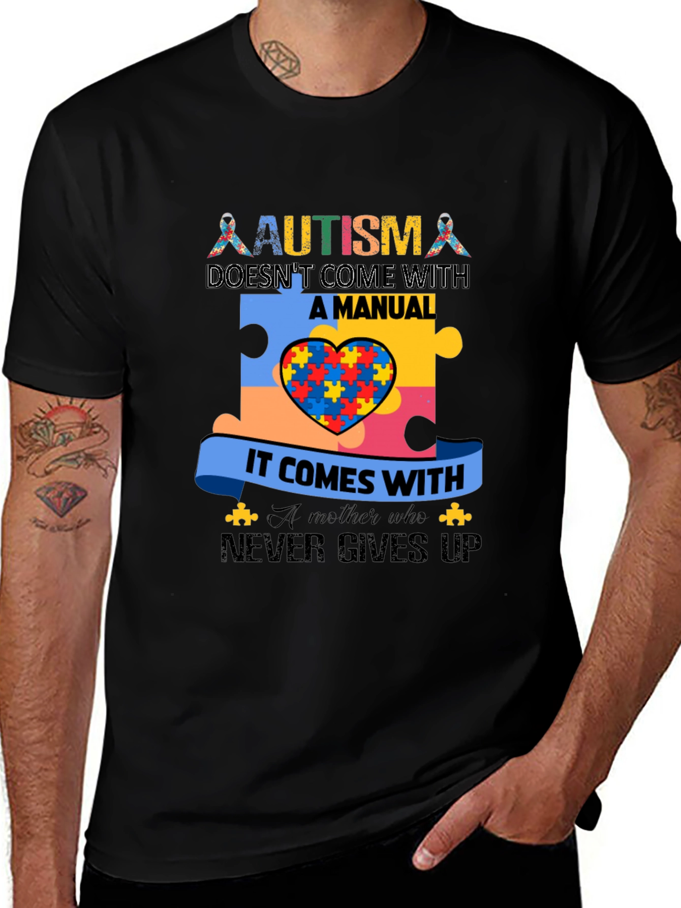 Autism Awareness T-Shirt - Mothers Love