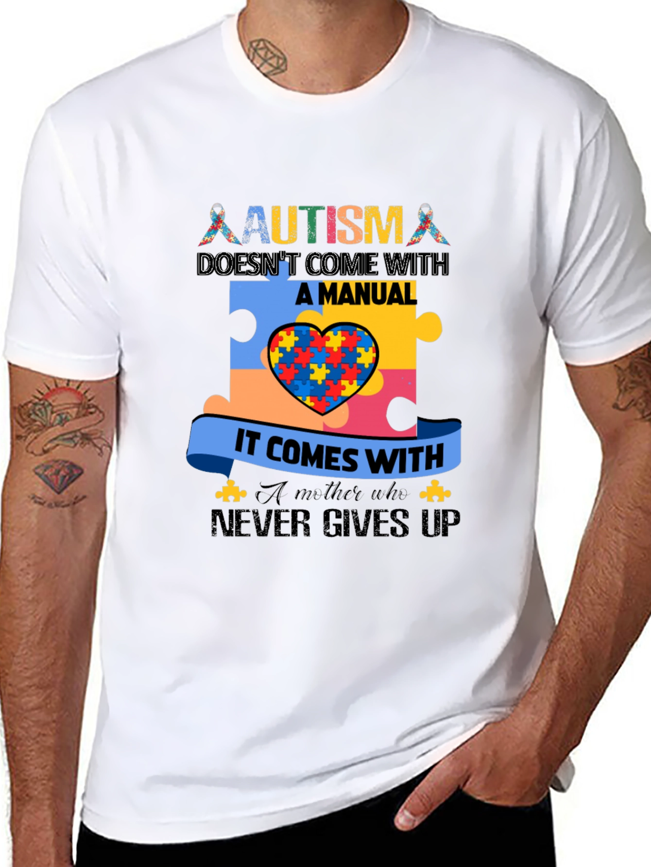 Autism Awareness T-Shirt - Mothers Love