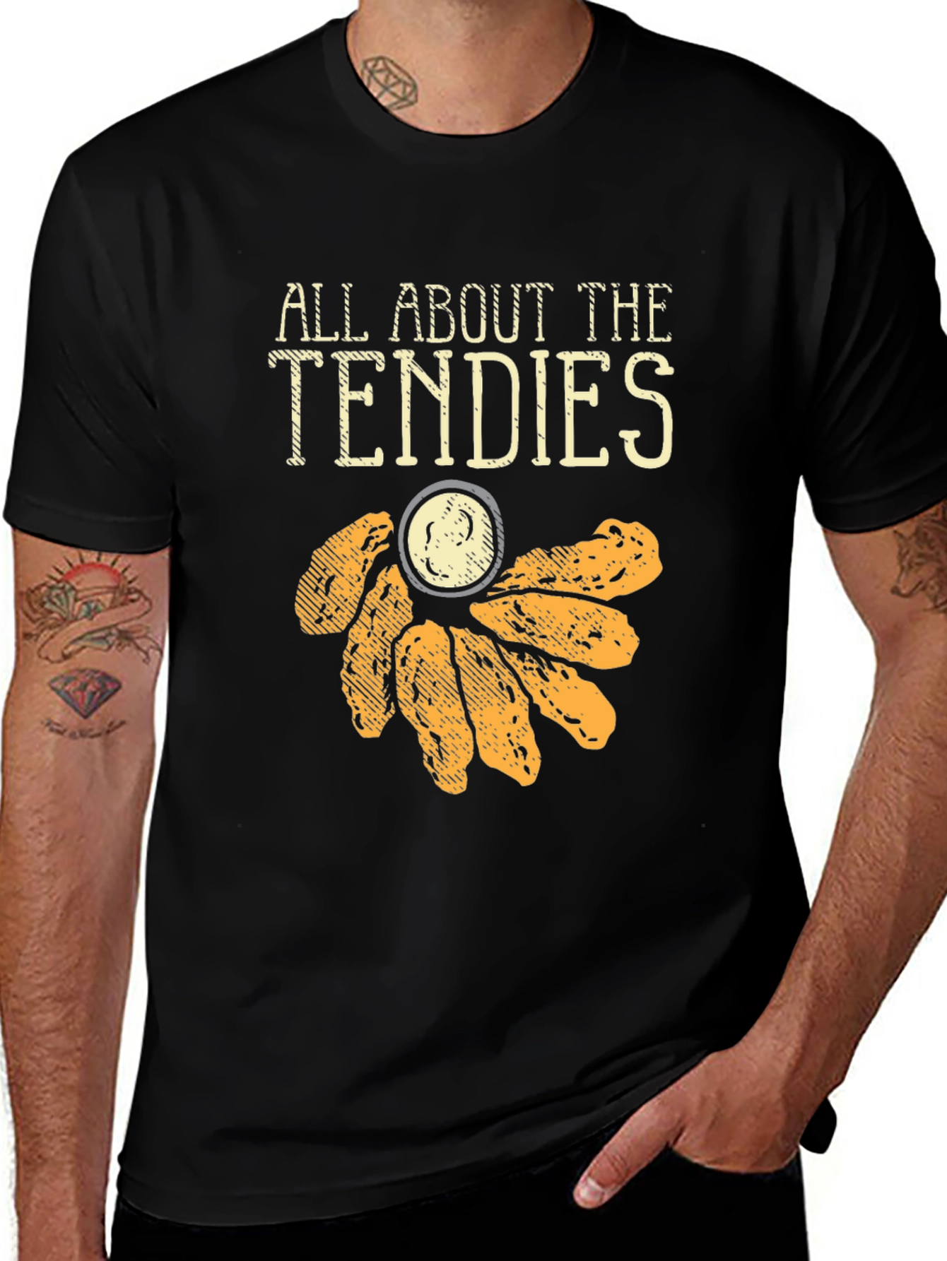 All About The Tendies Graphic T-Shirt