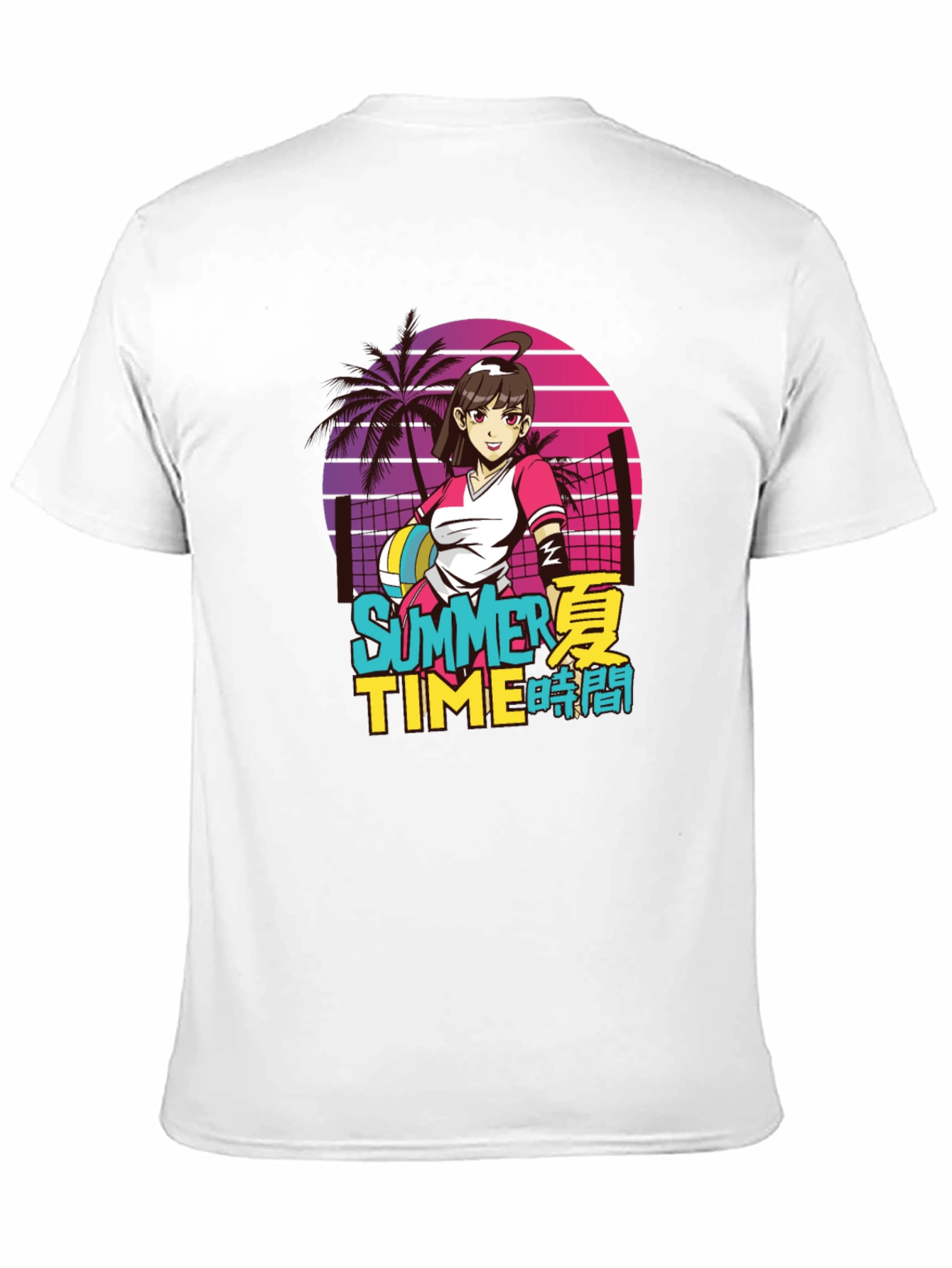 Anime Summer Time Graphic Tee