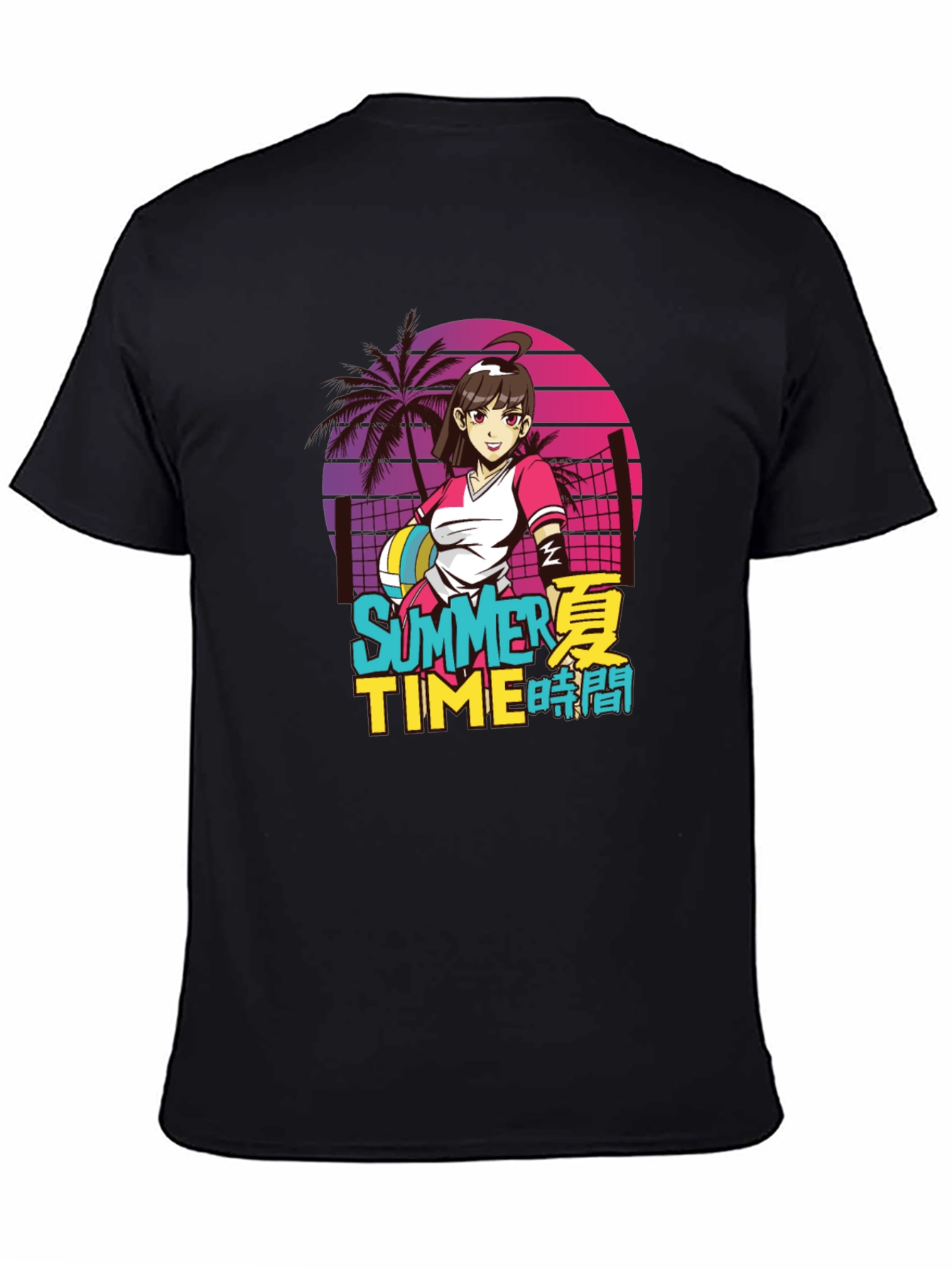 Anime Summer Time Graphic Tee
