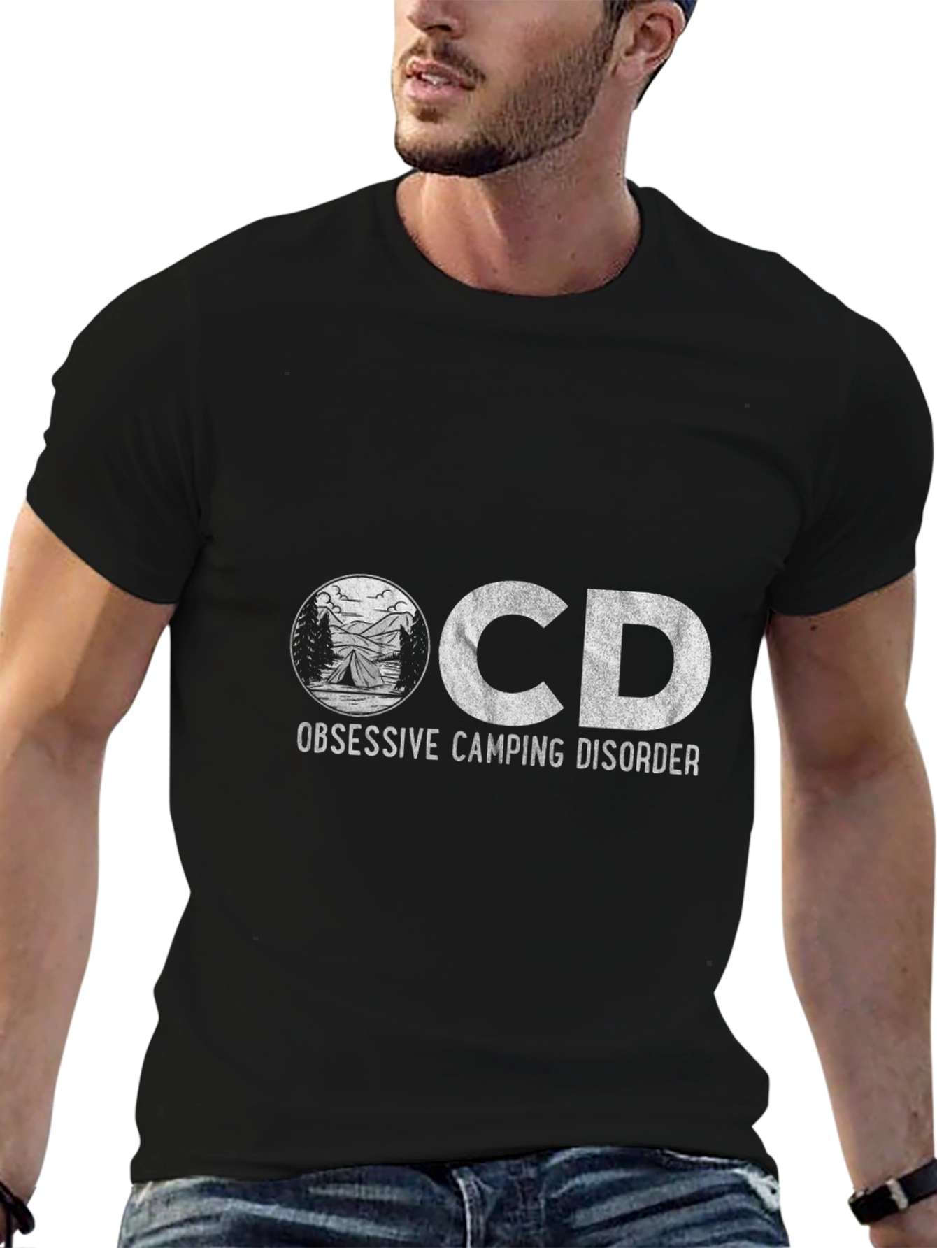 OCD Obsessive Camping Disorder Graphic Tee