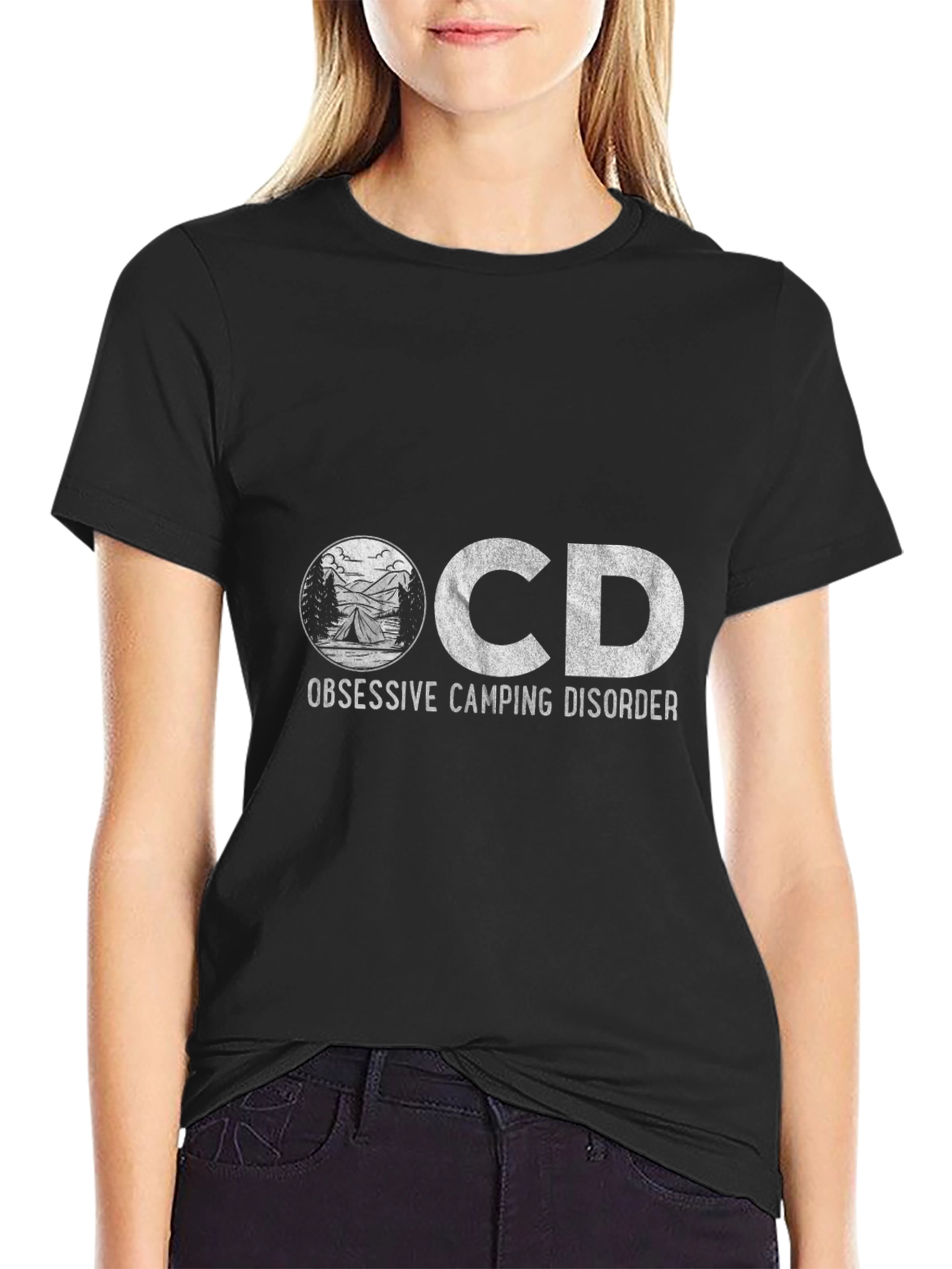 OCD Obsessive Camping Disorder Graphic Tee