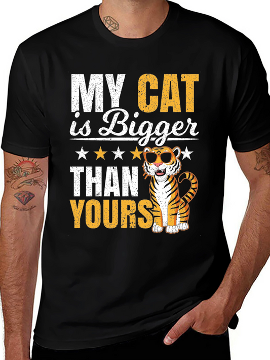 My Cat Is Bigger Funny Tiger T-Shirt