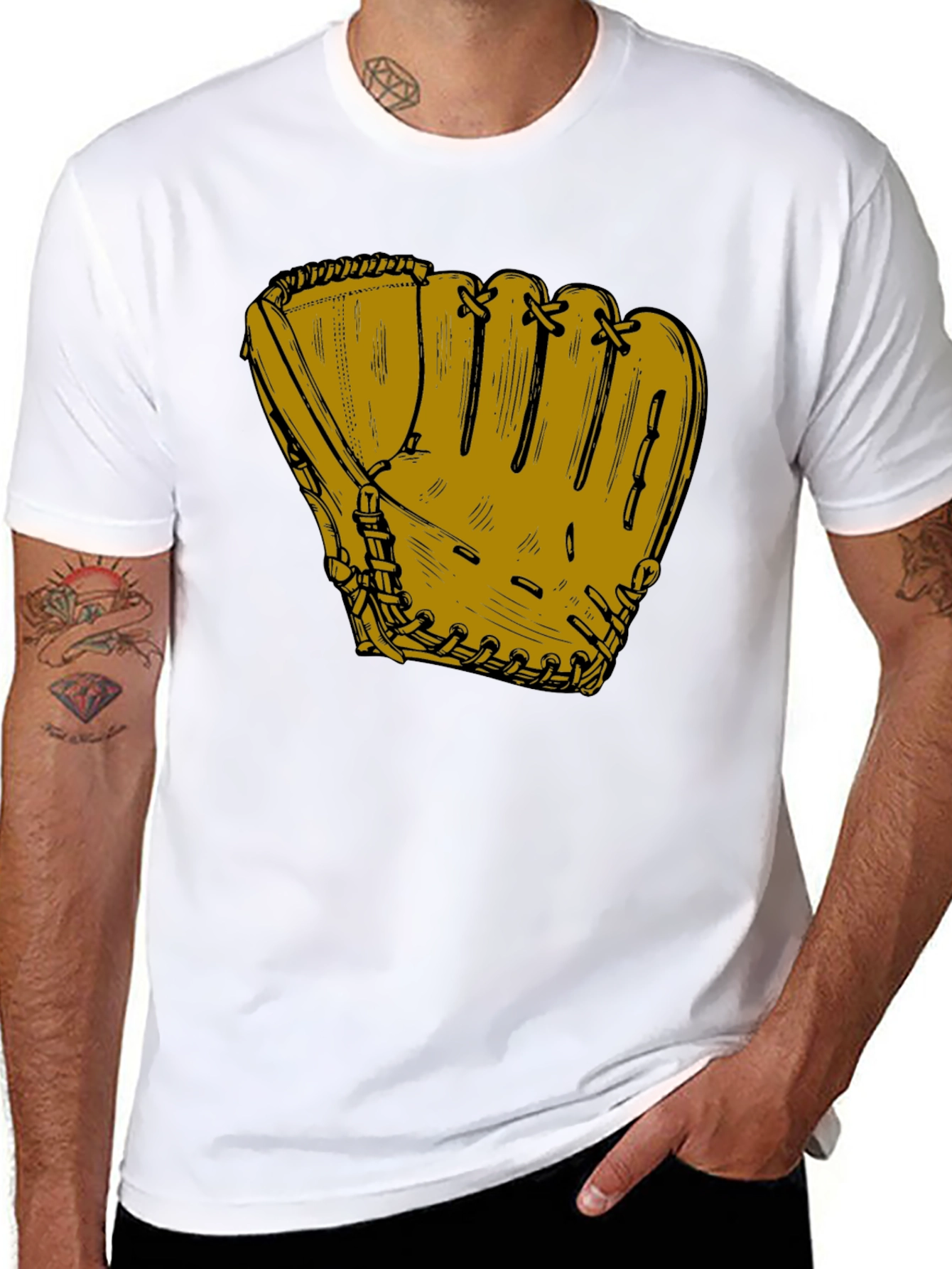 Baseball Glove Graphic T-Shirt