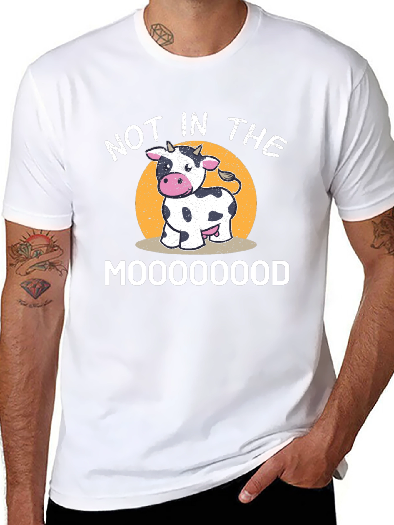Not in the Mooood Cow T-Shirt