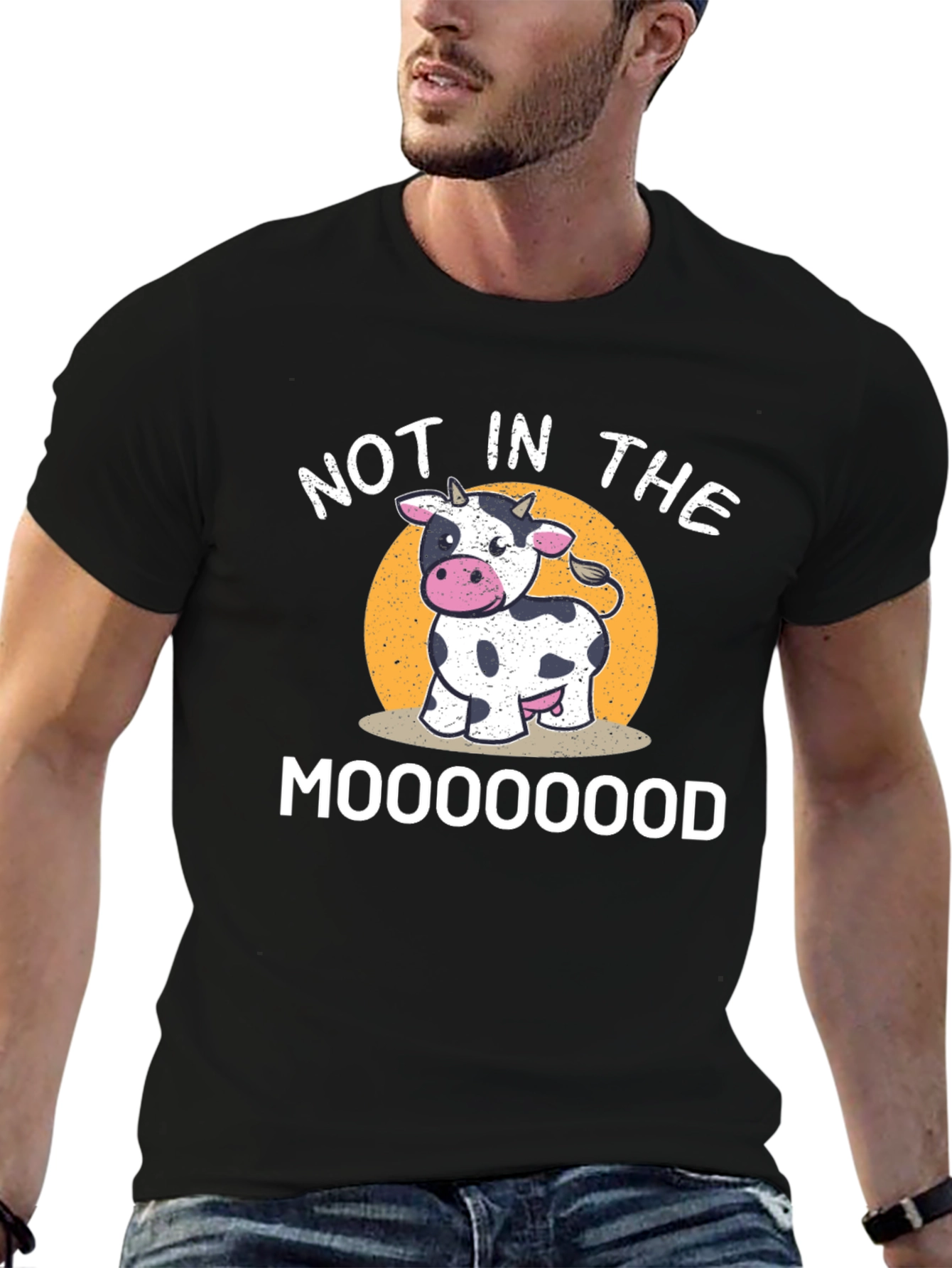 Not in the Mooood Cow T-Shirt