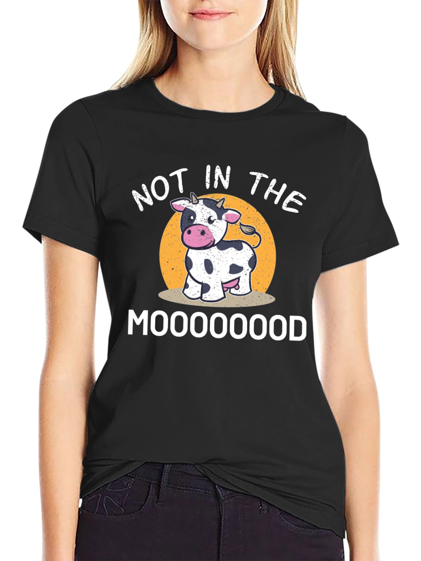 Not in the Mooood Cow T-Shirt