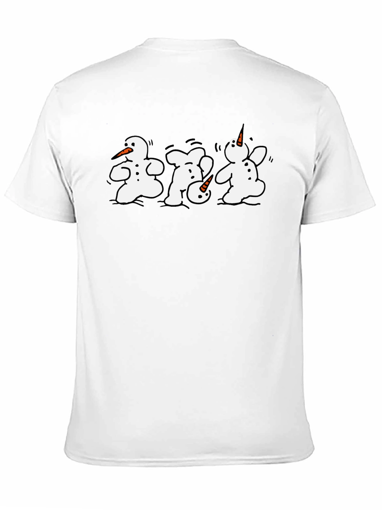 Dancing Snowmen Graphic T-Shirt