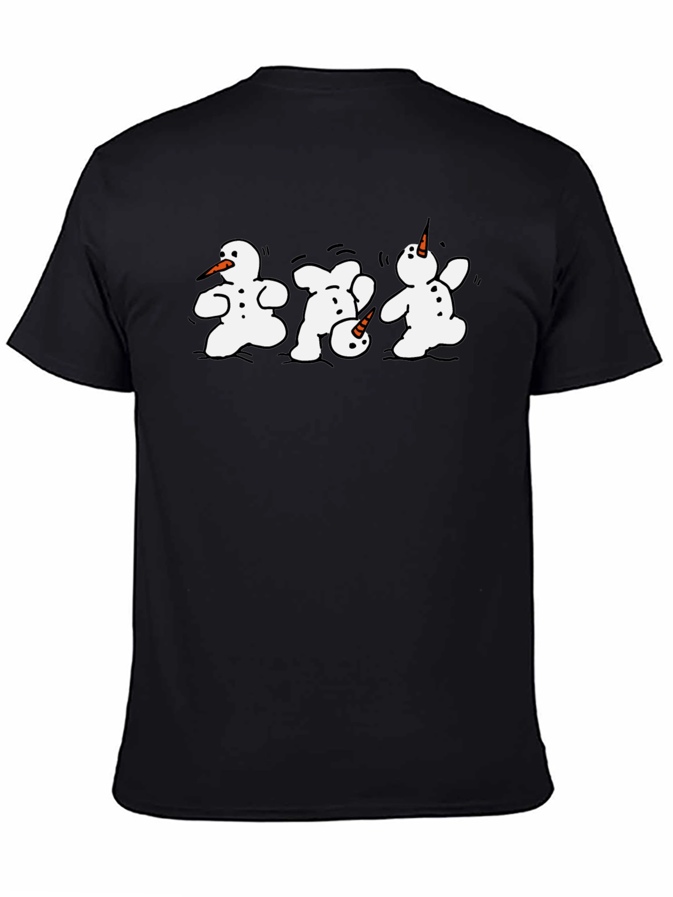 Dancing Snowmen Graphic T-Shirt