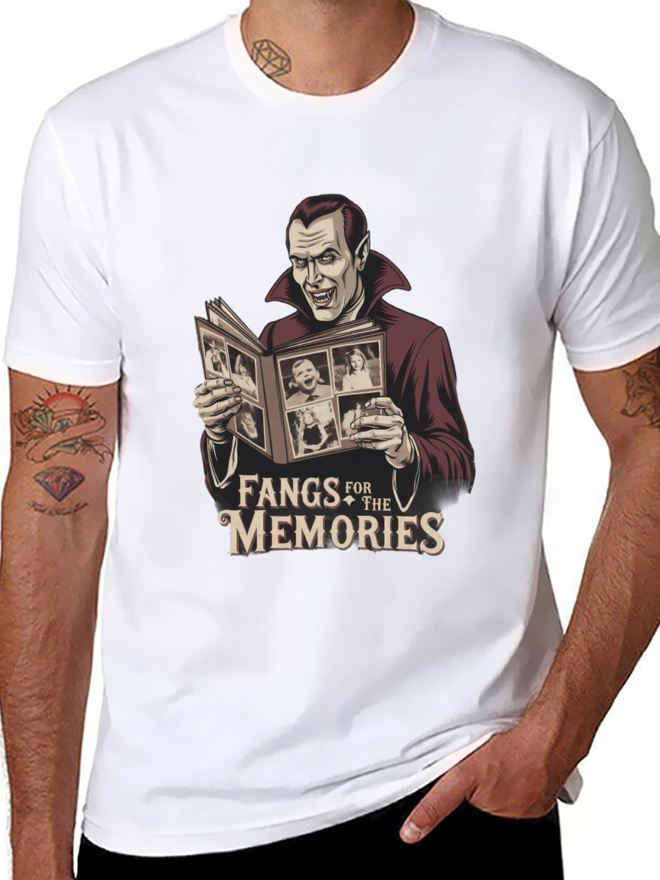 Fangs For The Memories Vampire T-Shirt