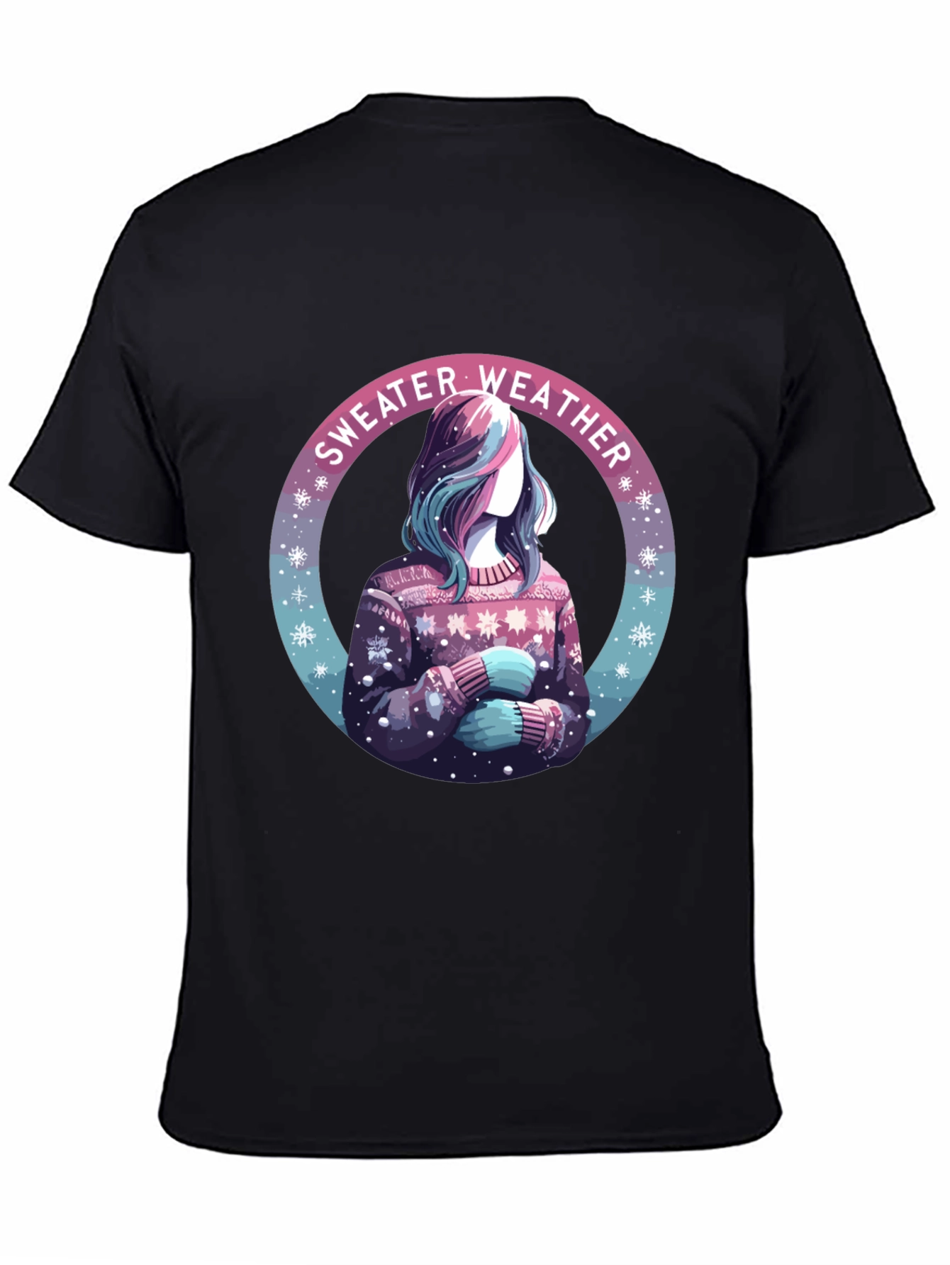 Sweater Weather Graphic Tee - Stylish Winter T-Shirt