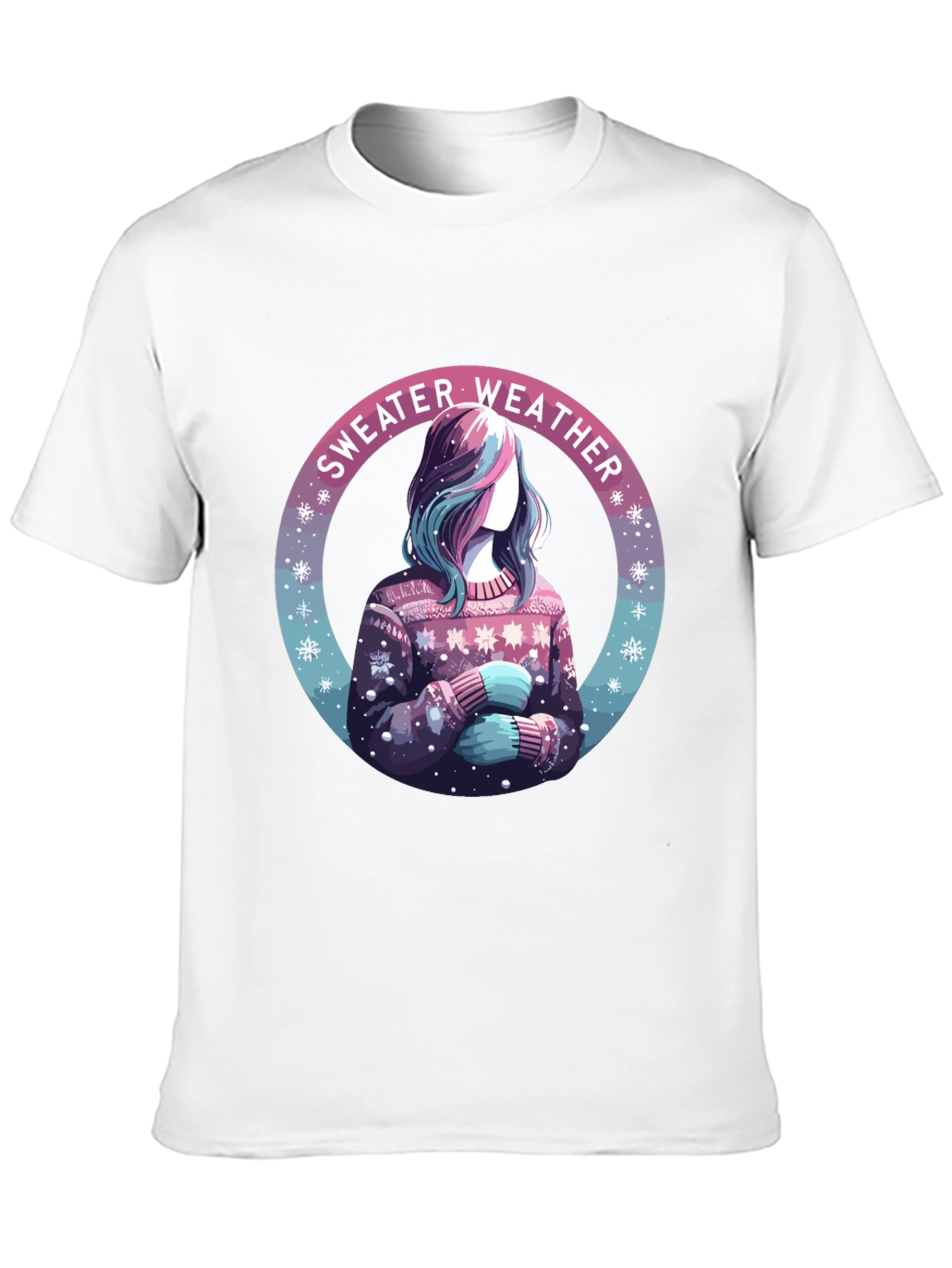 Sweater Weather Graphic Tee - Stylish Winter T-Shirt