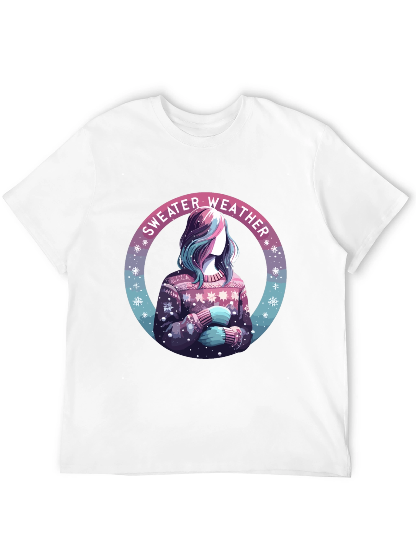 Sweater Weather Graphic Tee - Stylish Winter T-Shirt
