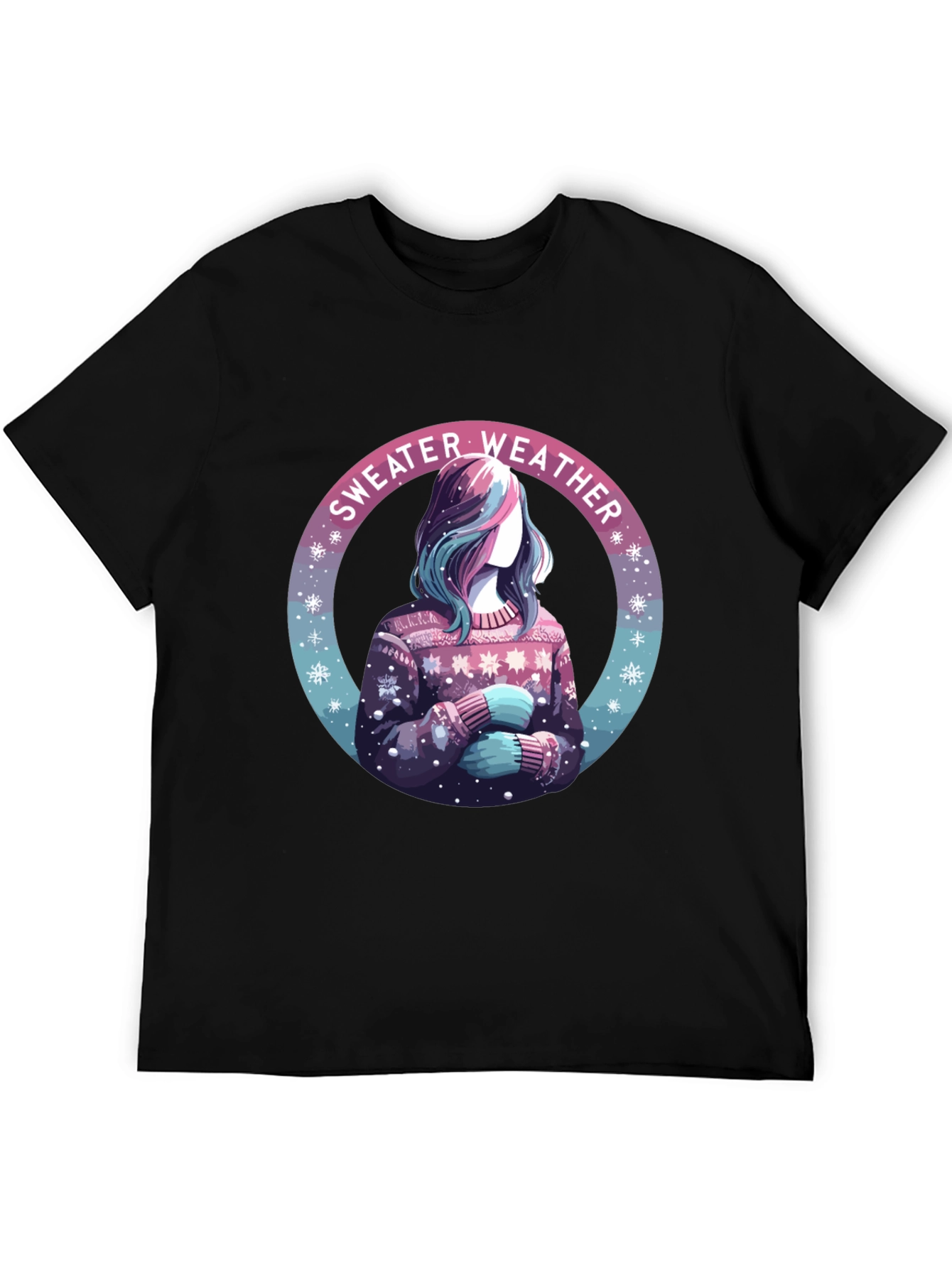 Sweater Weather Graphic Tee - Stylish Winter T-Shirt