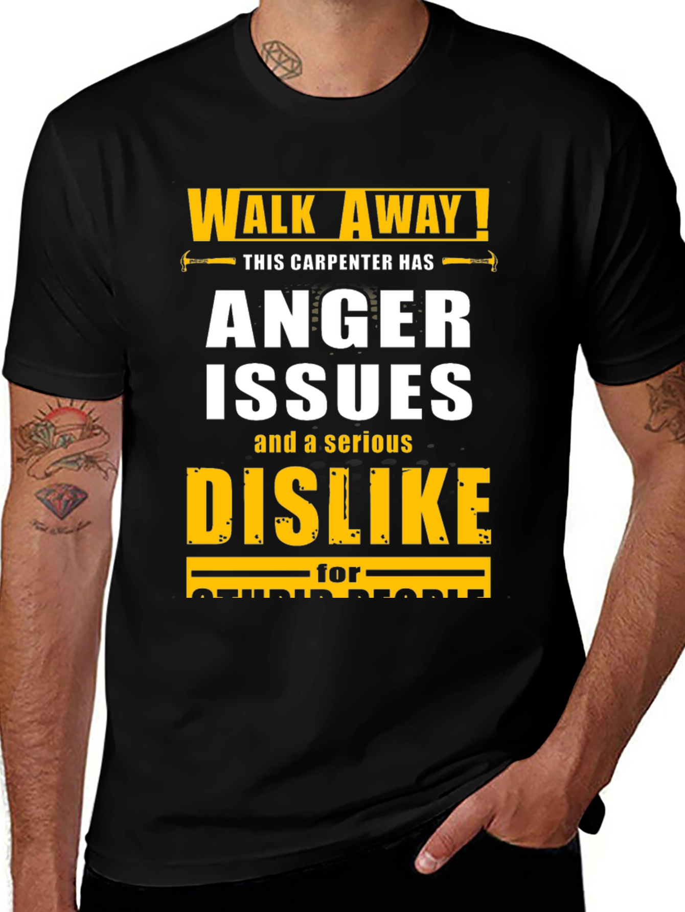 Carpenter Anger Issues Graphic T-Shirt