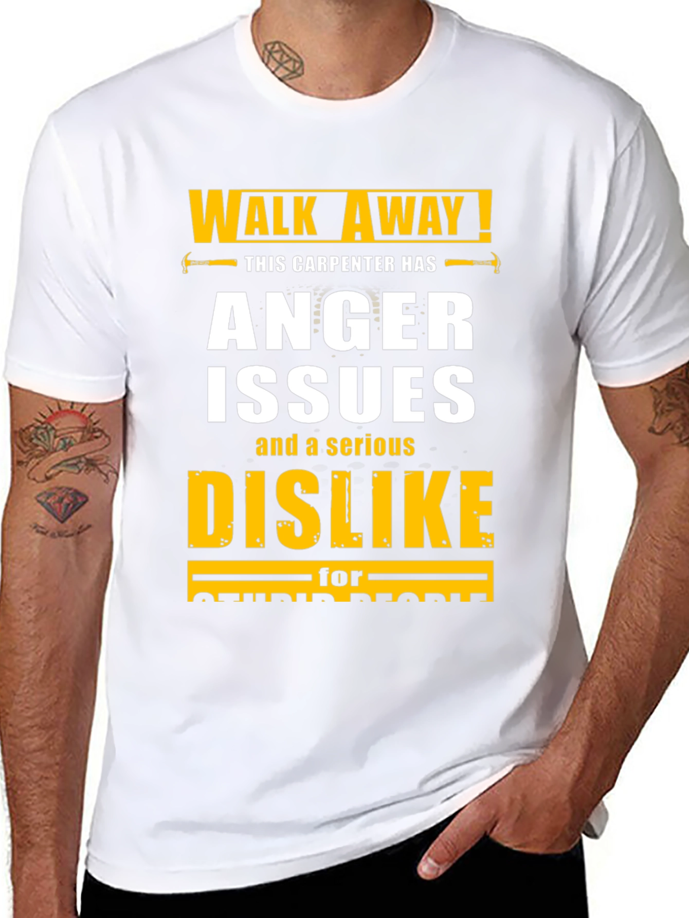 Carpenter Anger Issues Graphic T-Shirt
