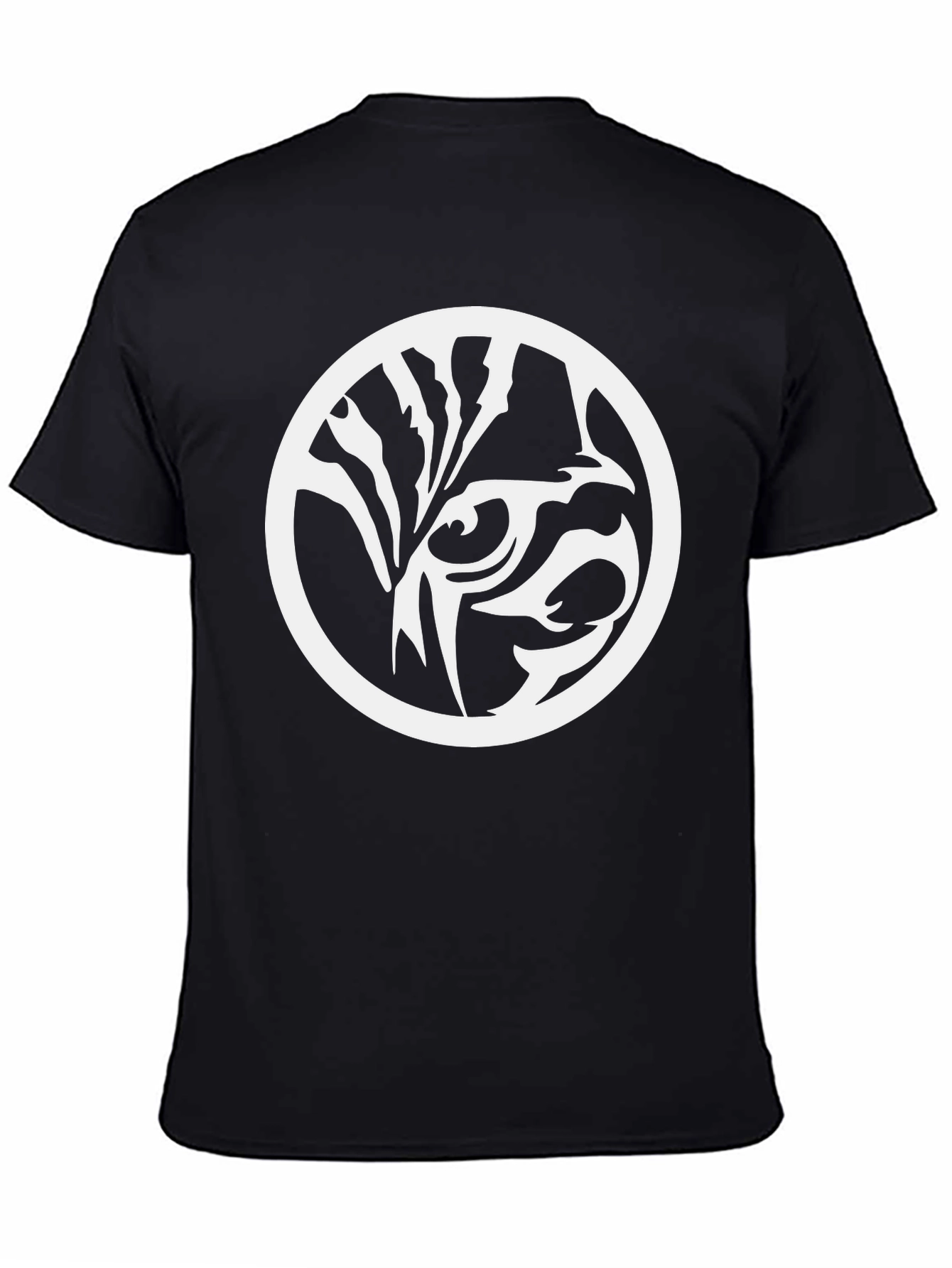 Abstract Graphic Tee - Modern Black T-Shirt