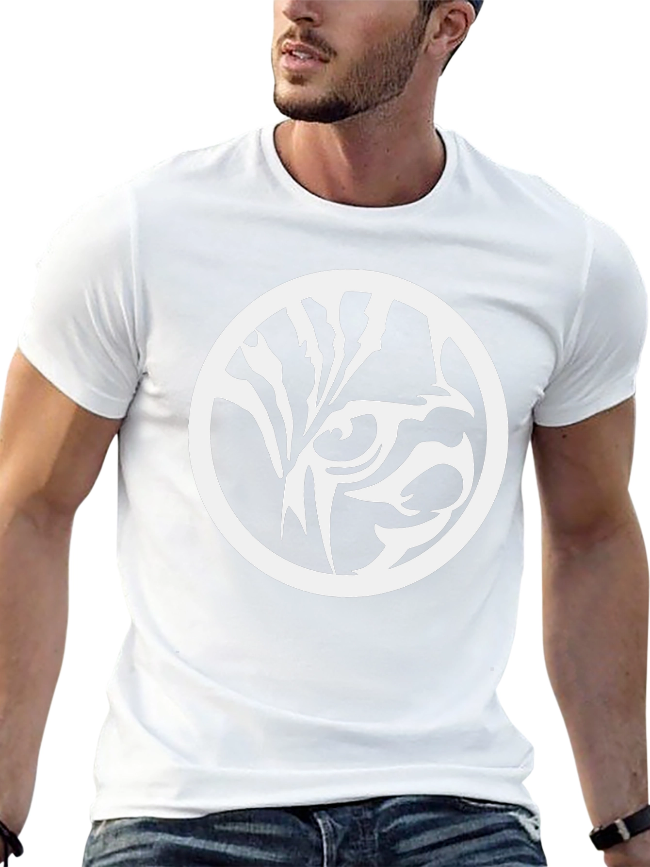 Abstract Graphic Tee - Modern Black T-Shirt