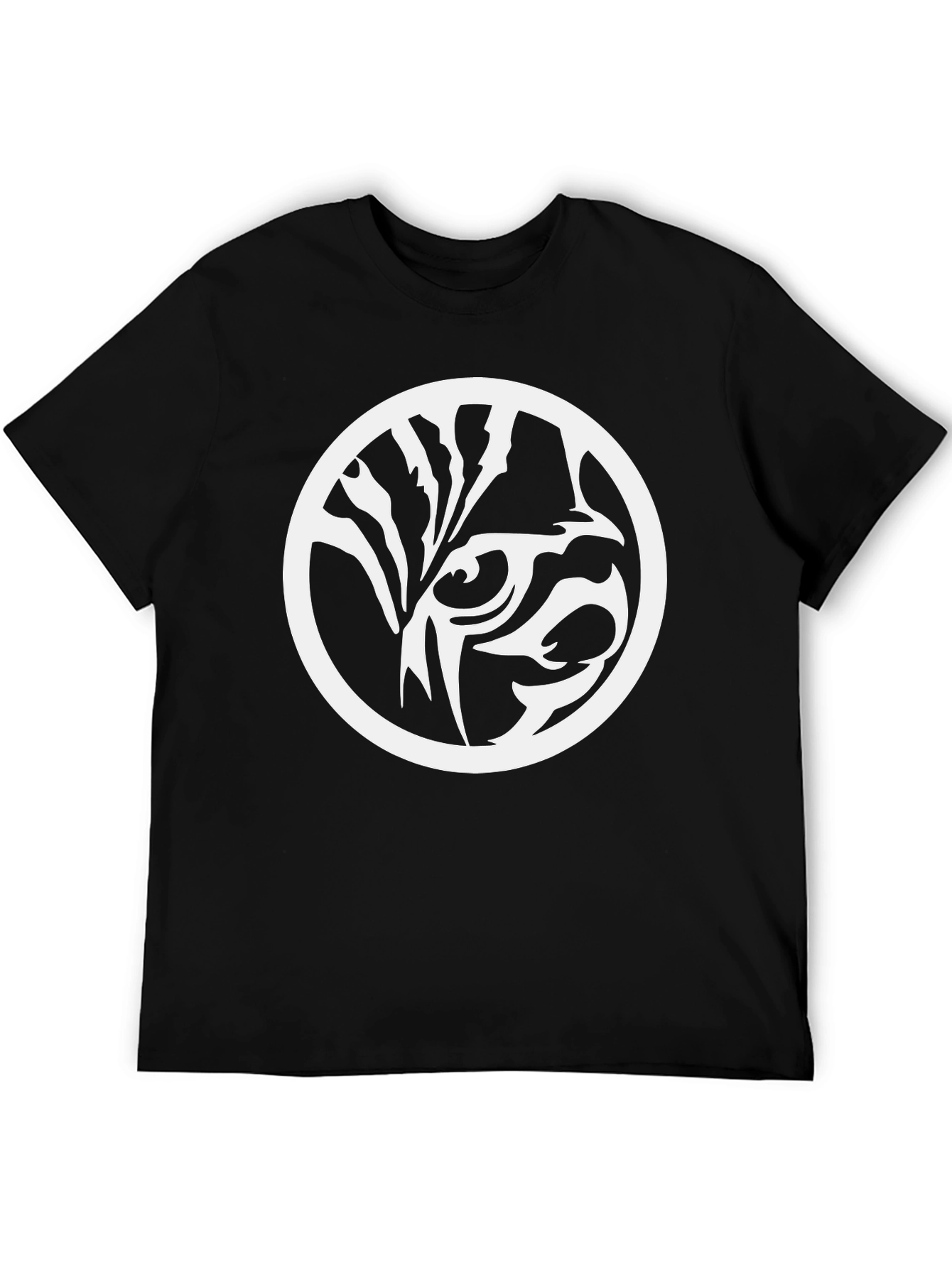 Abstract Graphic Tee - Modern Black T-Shirt