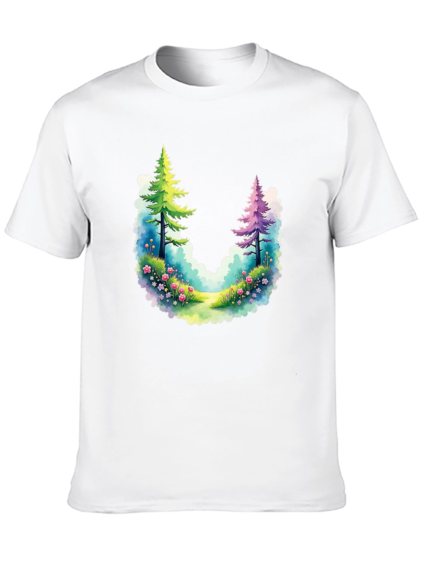 Natures Embrace T-Shirt - Whimsical Forest Design