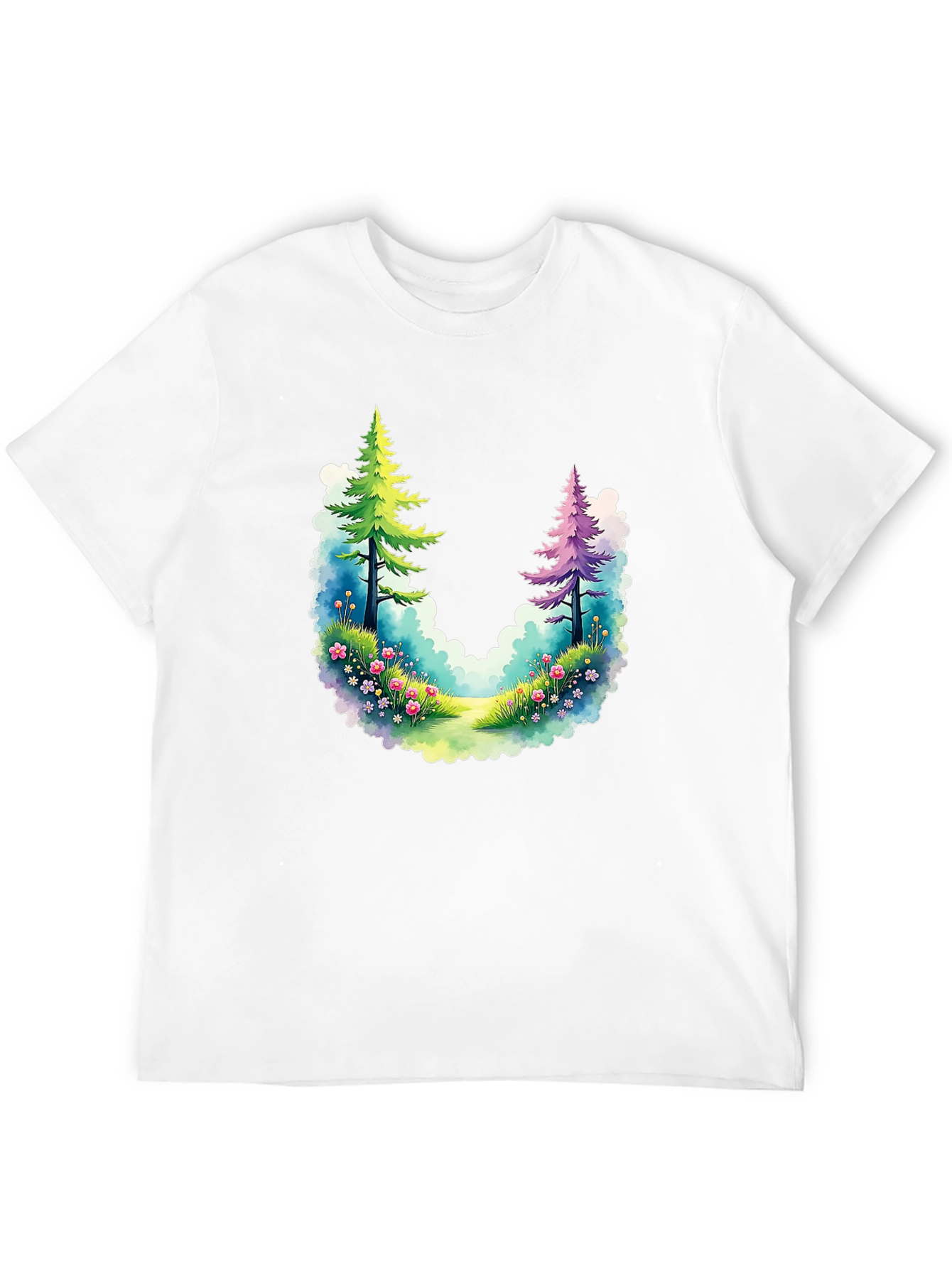 Natures Embrace T-Shirt - Whimsical Forest Design