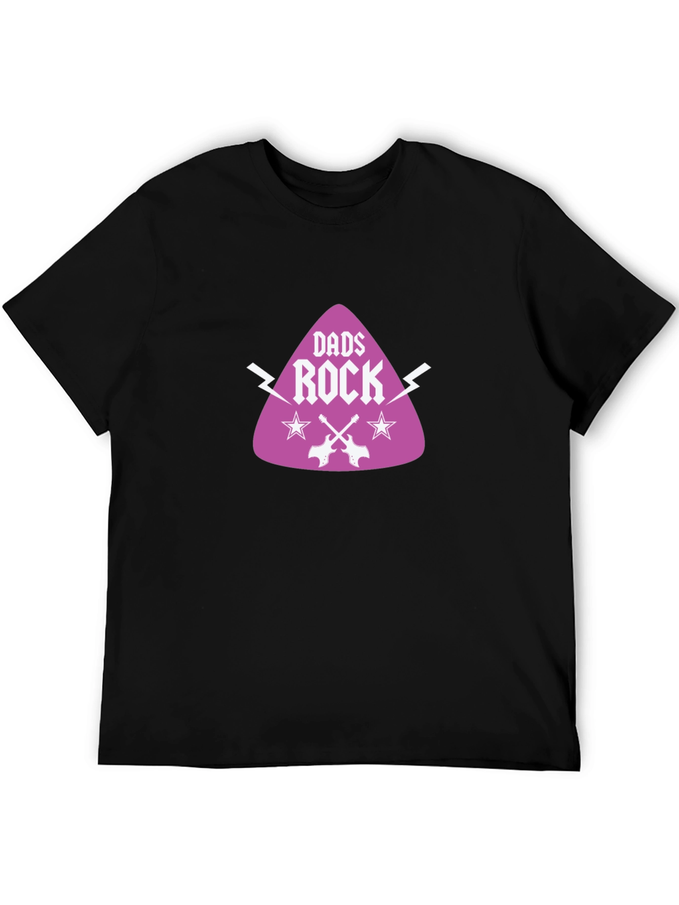 Dads Rock Graphic Tee - Cool Fathers Day Gift
