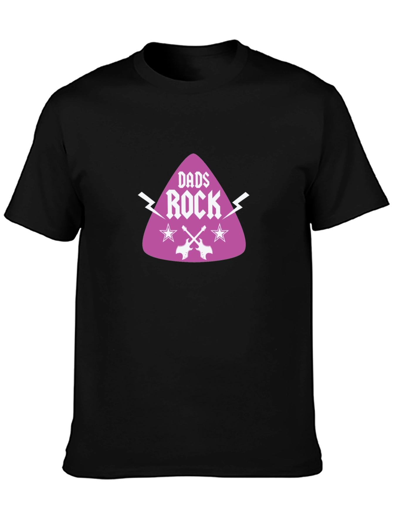 Dads Rock Graphic Tee - Cool Fathers Day Gift