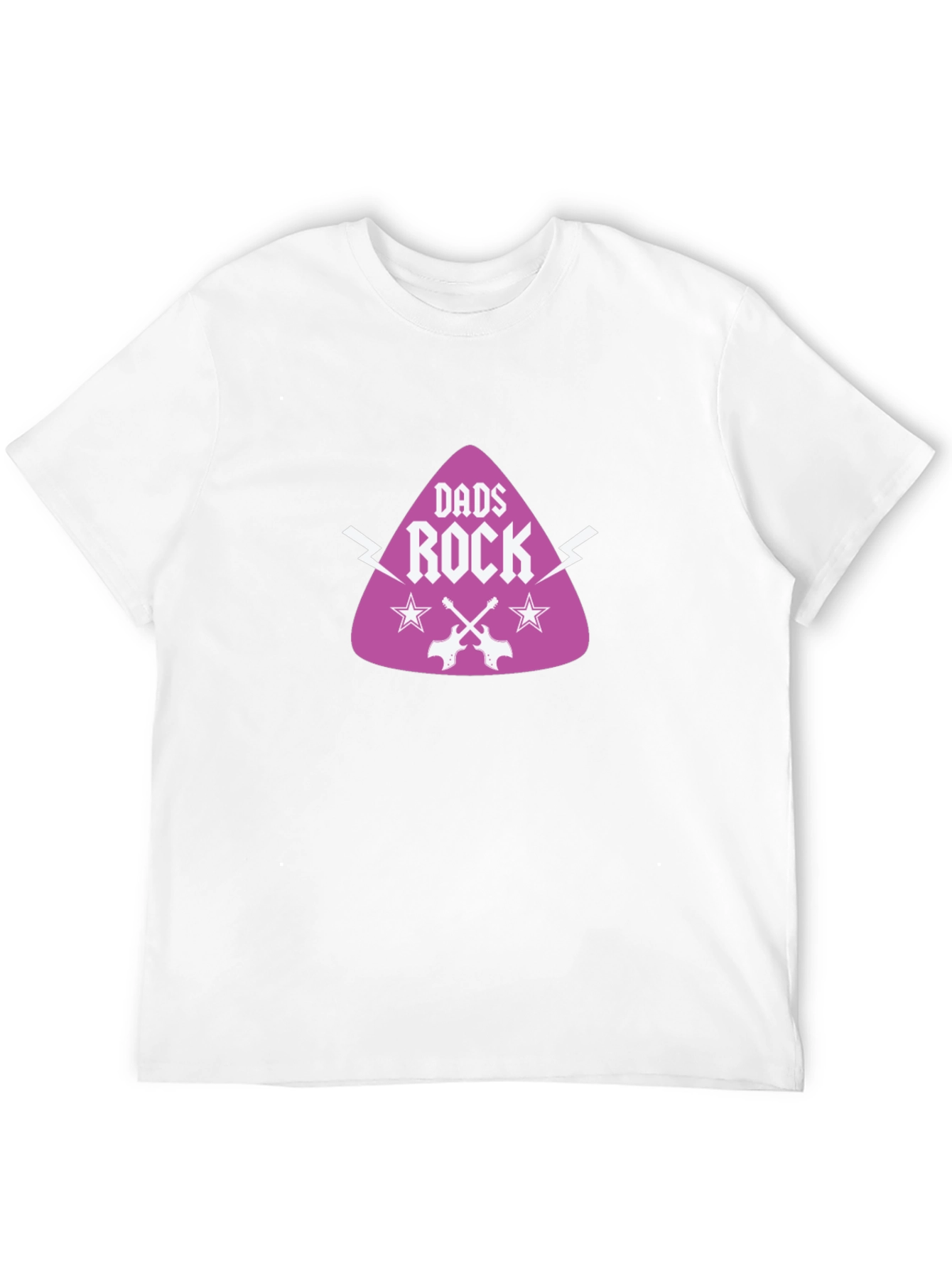 Dads Rock Graphic Tee - Cool Fathers Day Gift