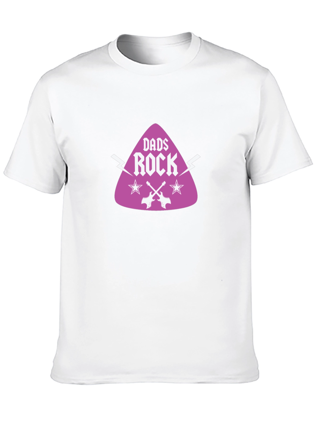 Dads Rock Graphic Tee - Cool Fathers Day Gift