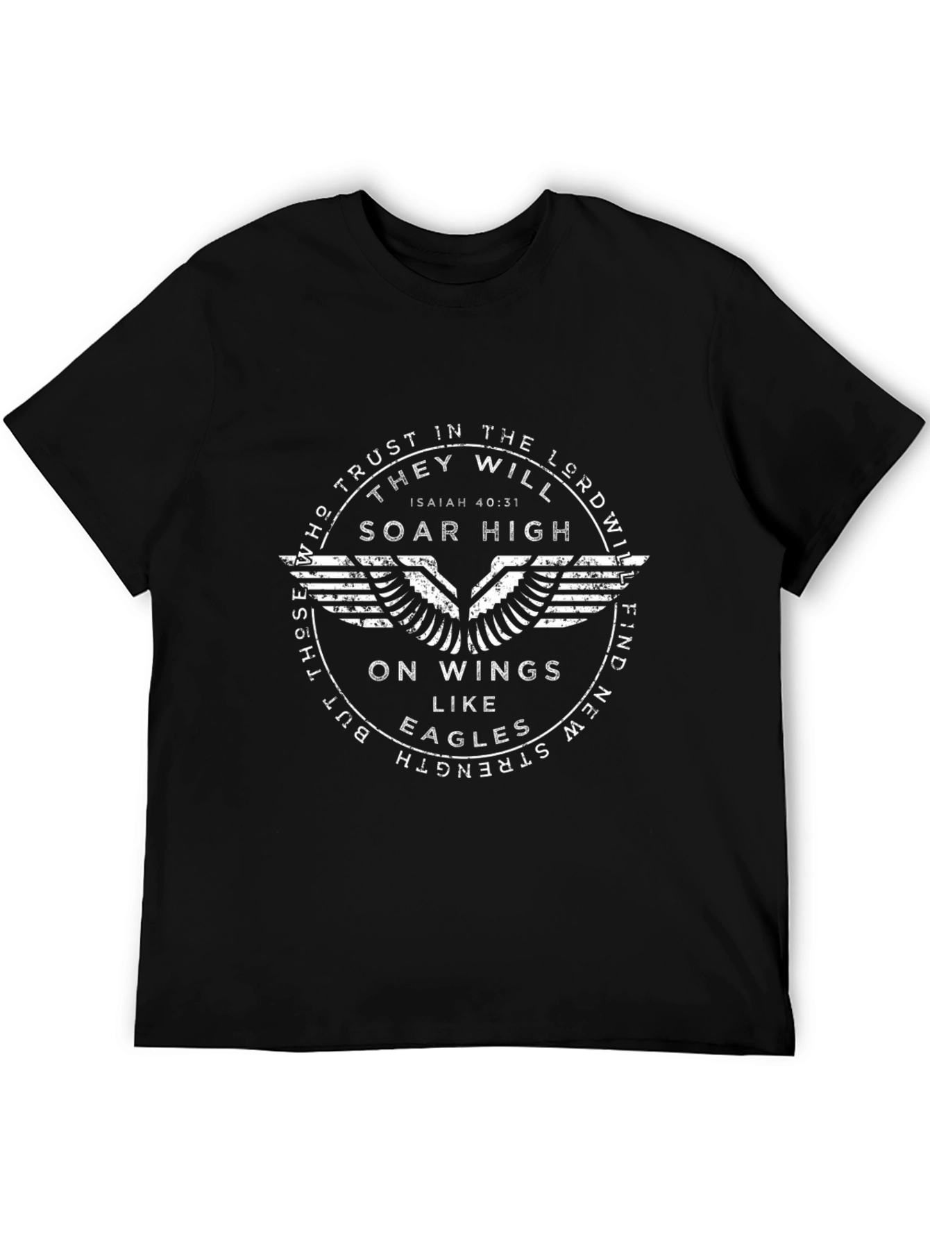 Soar High Christian T-Shirt - Isaiah 40:31