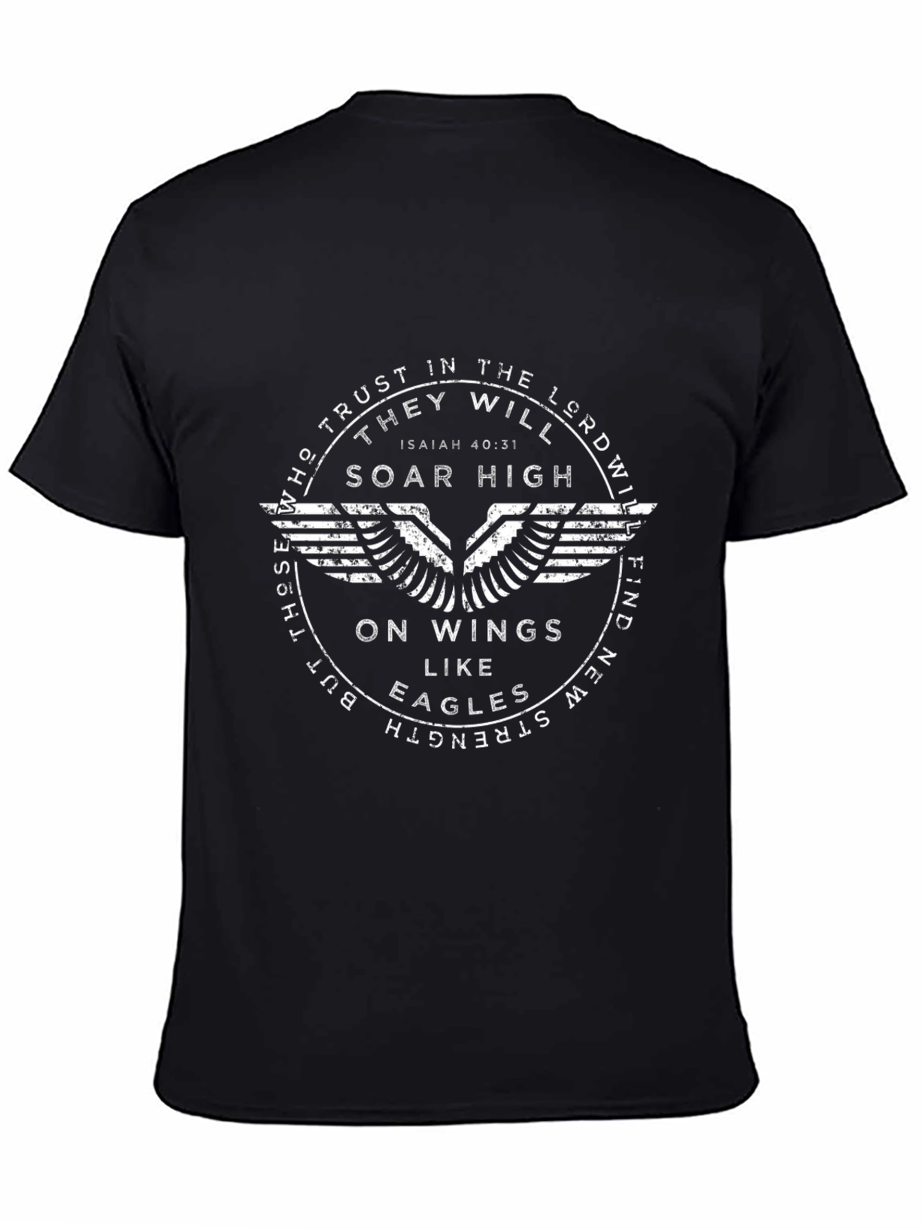 Soar High Christian T-Shirt - Isaiah 40:31