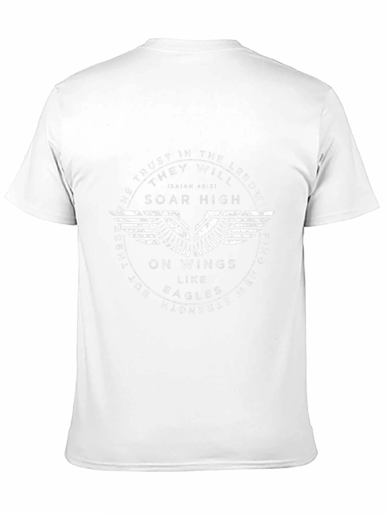 Soar High Christian T-Shirt - Isaiah 40:31